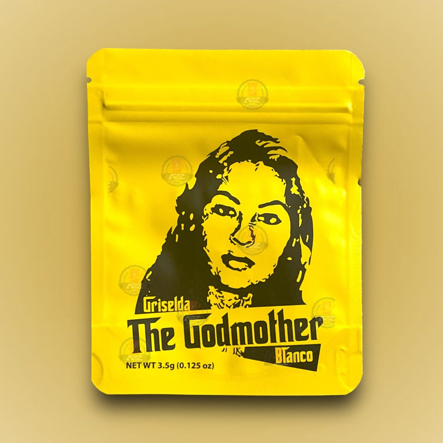 Griselda The Godmother Blanco 3.5G Mylar Bags