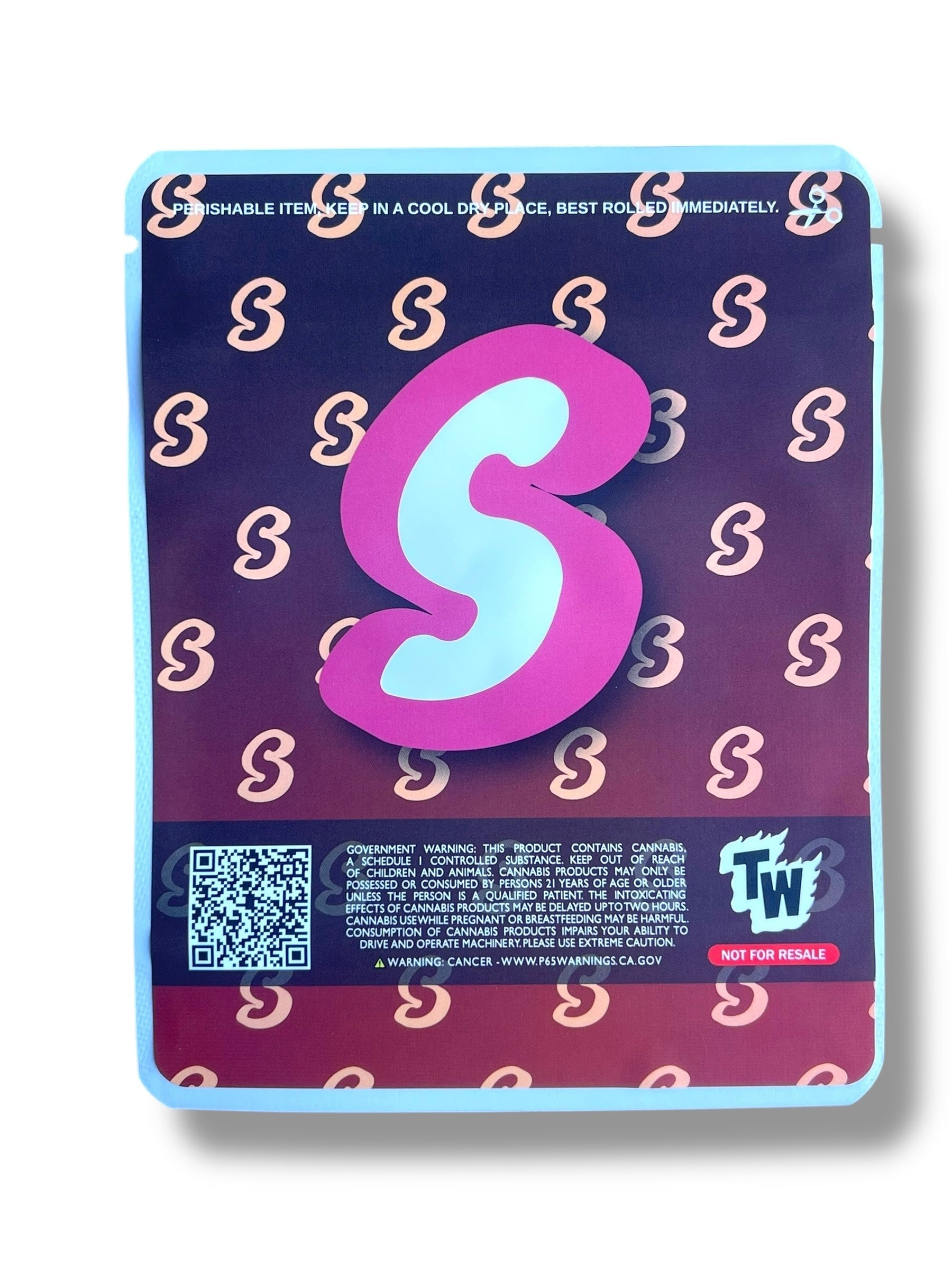 Sprinklez Churro Tres Leaches 3.5G Mylar Bags -With stickers and label
