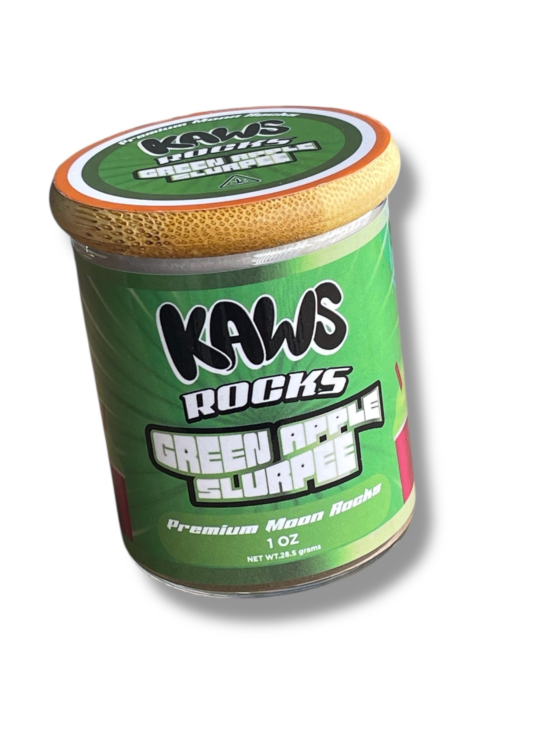 Kawz Exotic Slurpee Edition Moon Rocks 1oz Glass Jars - Varity Pack 16 Strains in box Empty Jars