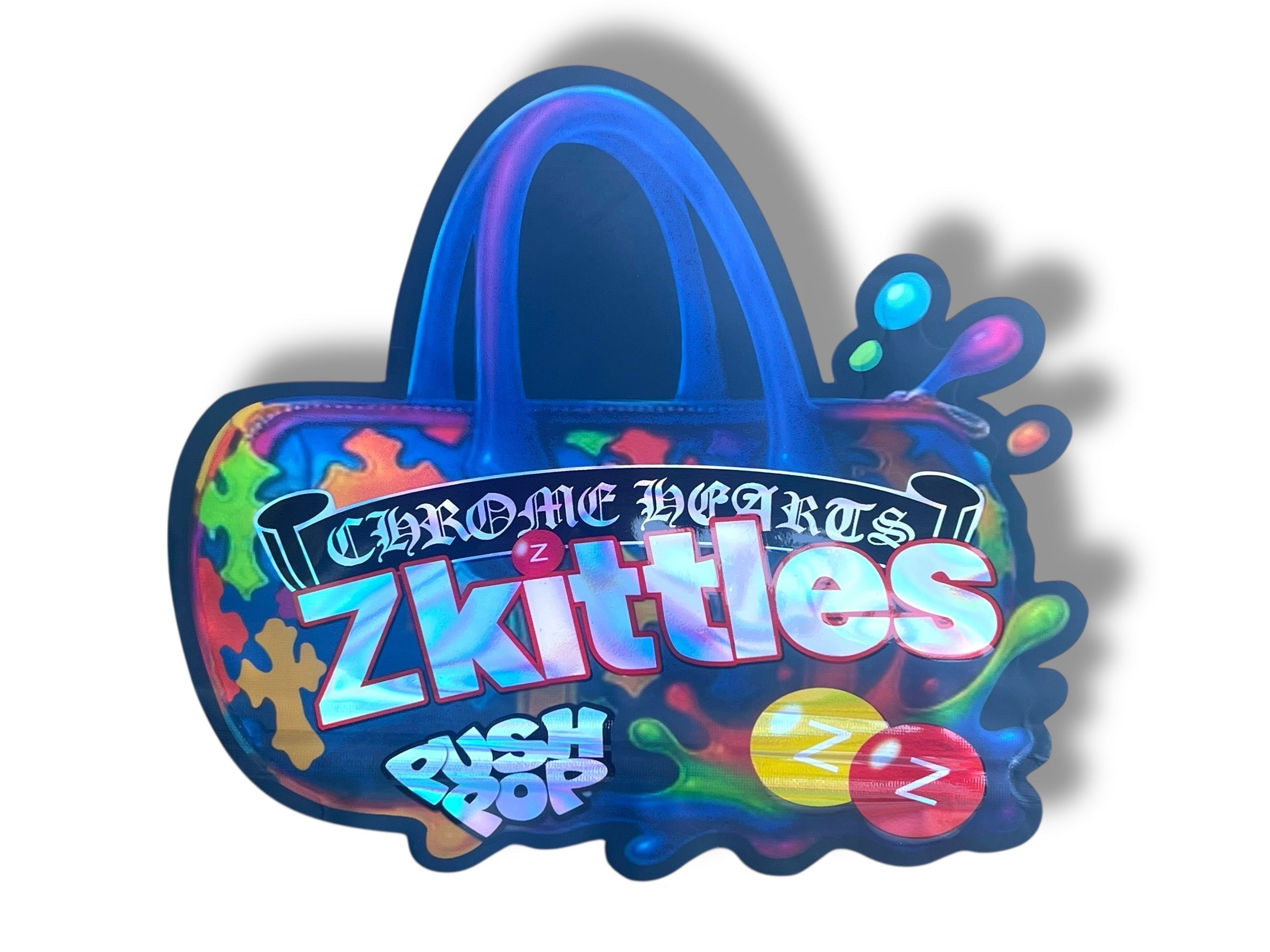 Chrome Hearts Zkittles Push Pop 3.5g shape bag