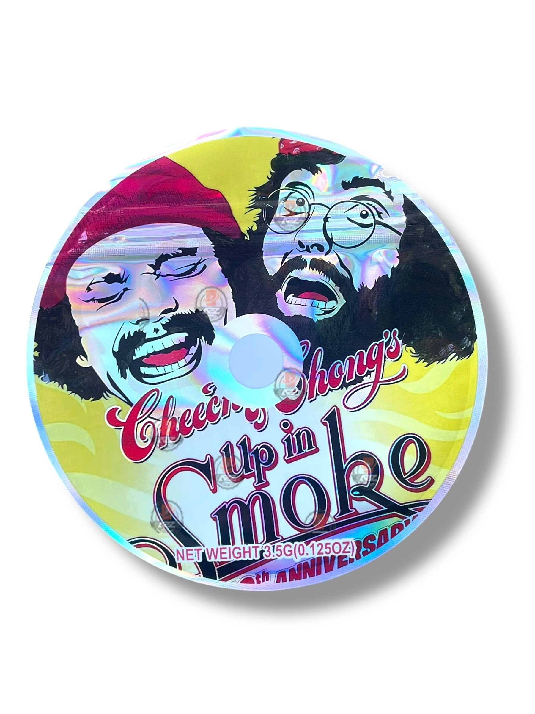 Cheech & Chong's Up in Smoke CD Cases with Mylar bags 3.5g