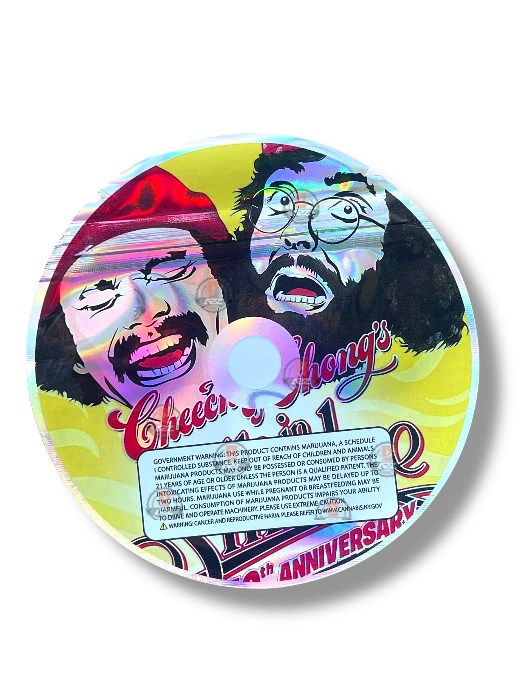 Cheech & Chong's Up in Smoke CD Cases with Mylar bags 3.5g