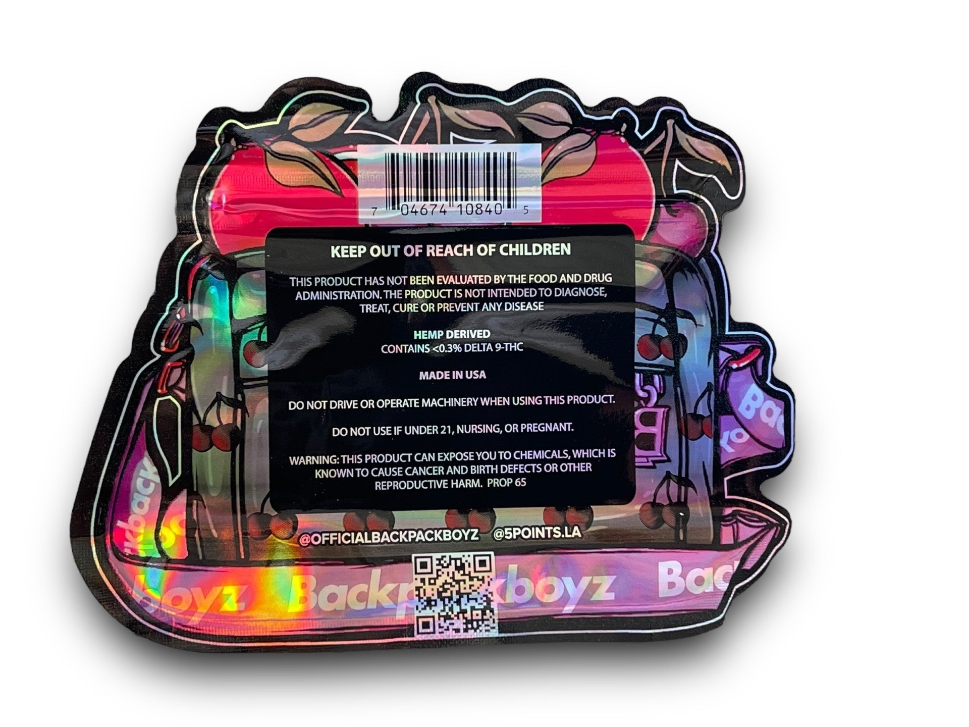 Backpack Boyz Black Cherry Gelato 3.5G Myar Bag