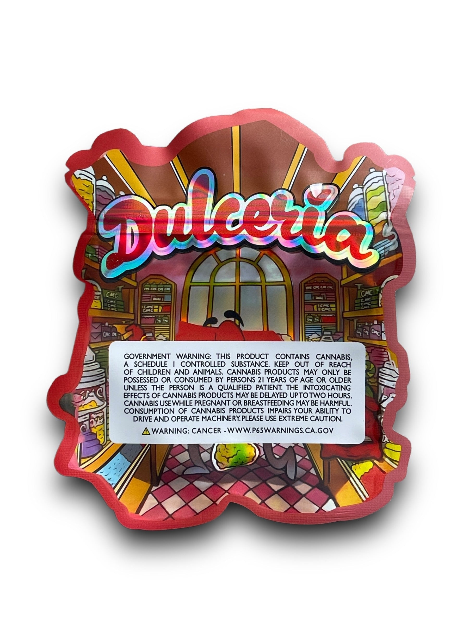 Dulceria 3.5G Mylar Bags Holographic cut out