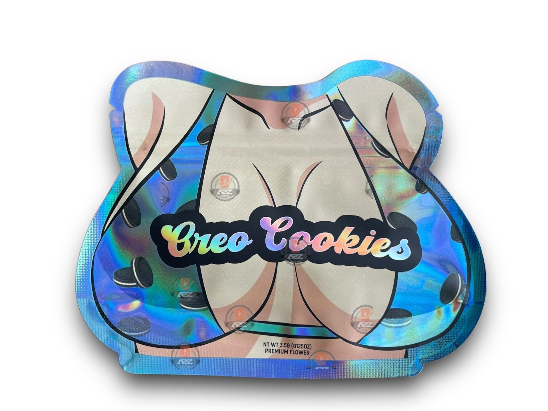 Cookies 3.5G Mylar Bags Holographic cut out