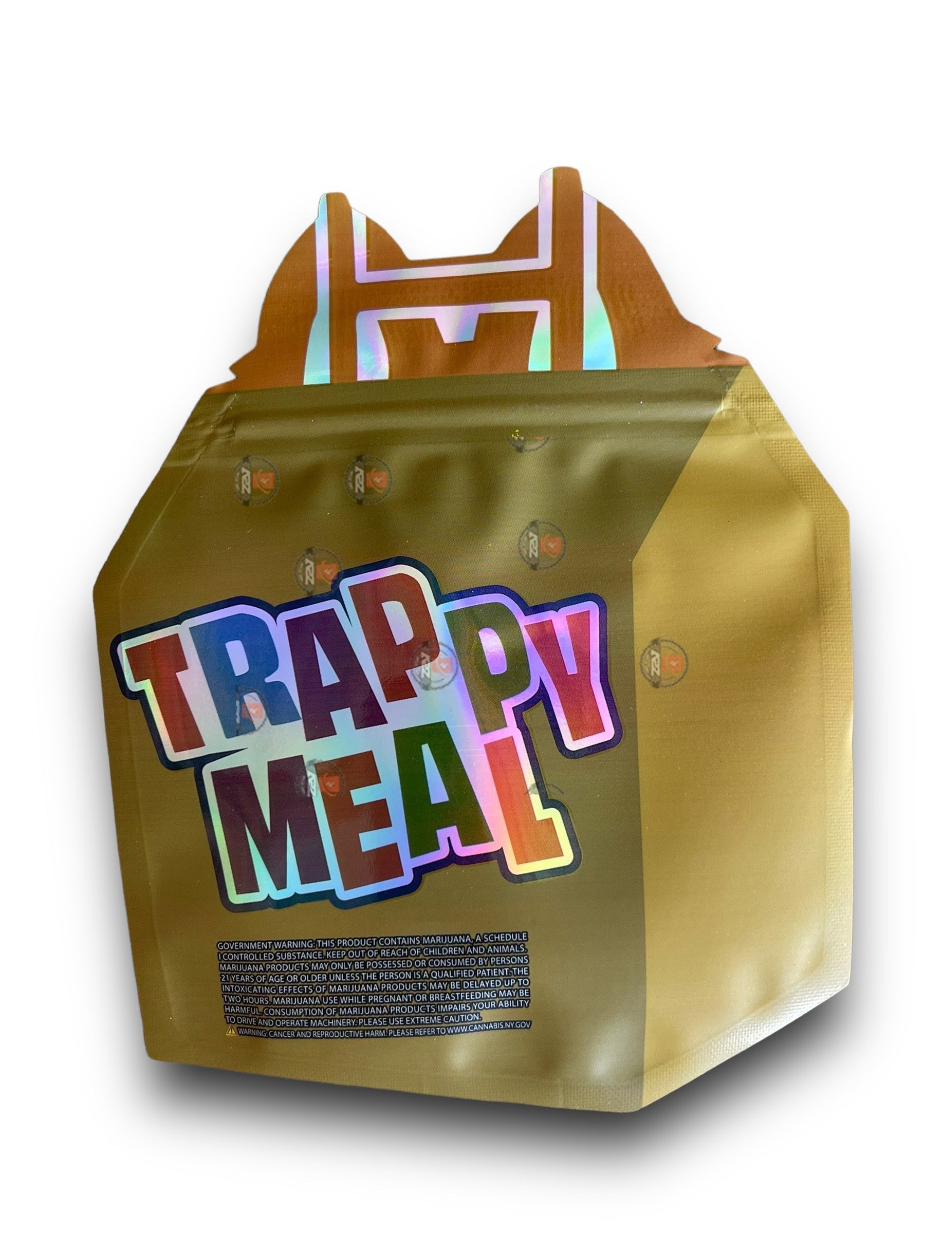 Trappy Meal 3.5G Mylar Bag Gold