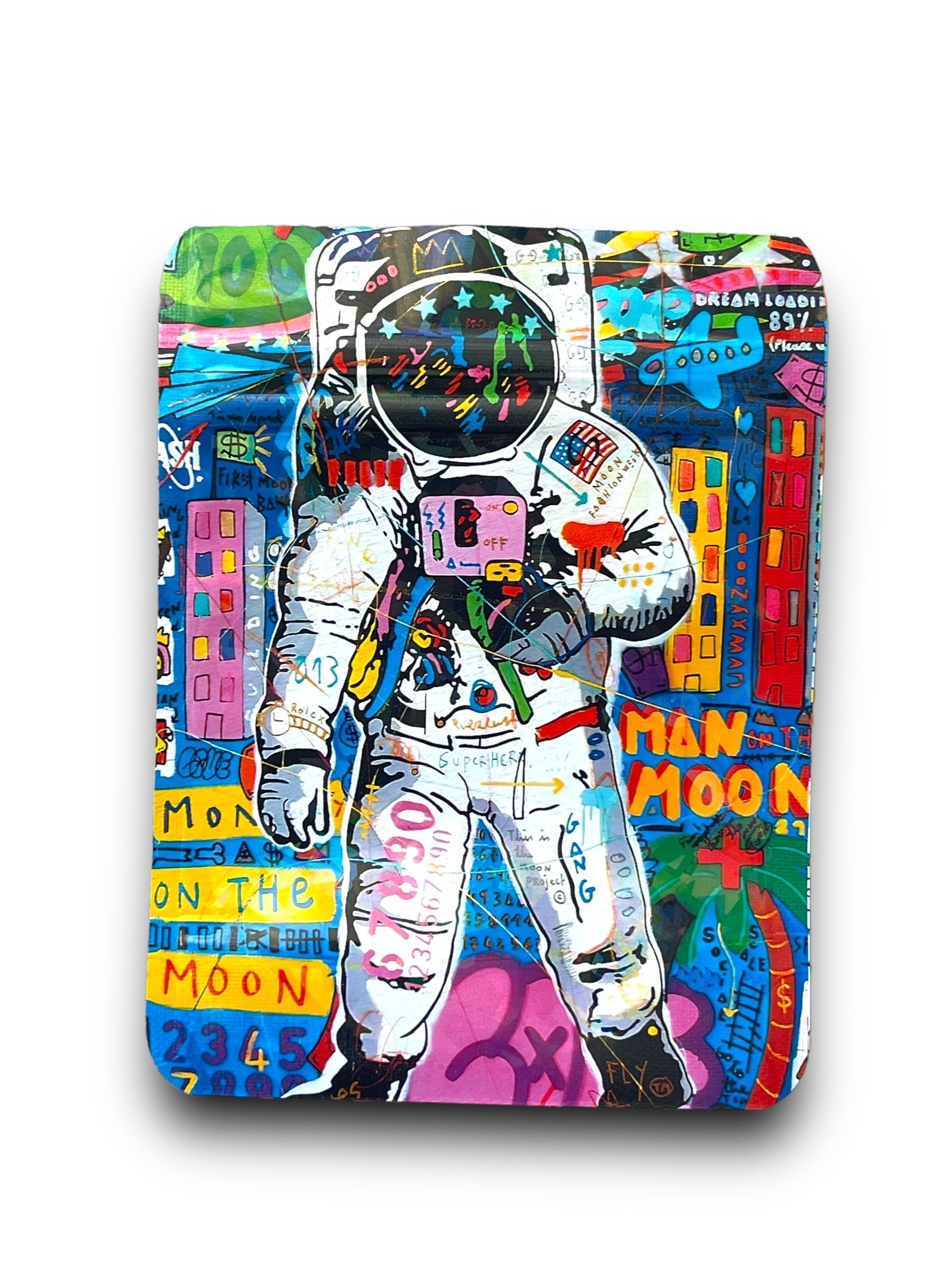Runtz Man on Moon 3.5G Mylar Bags Holographic