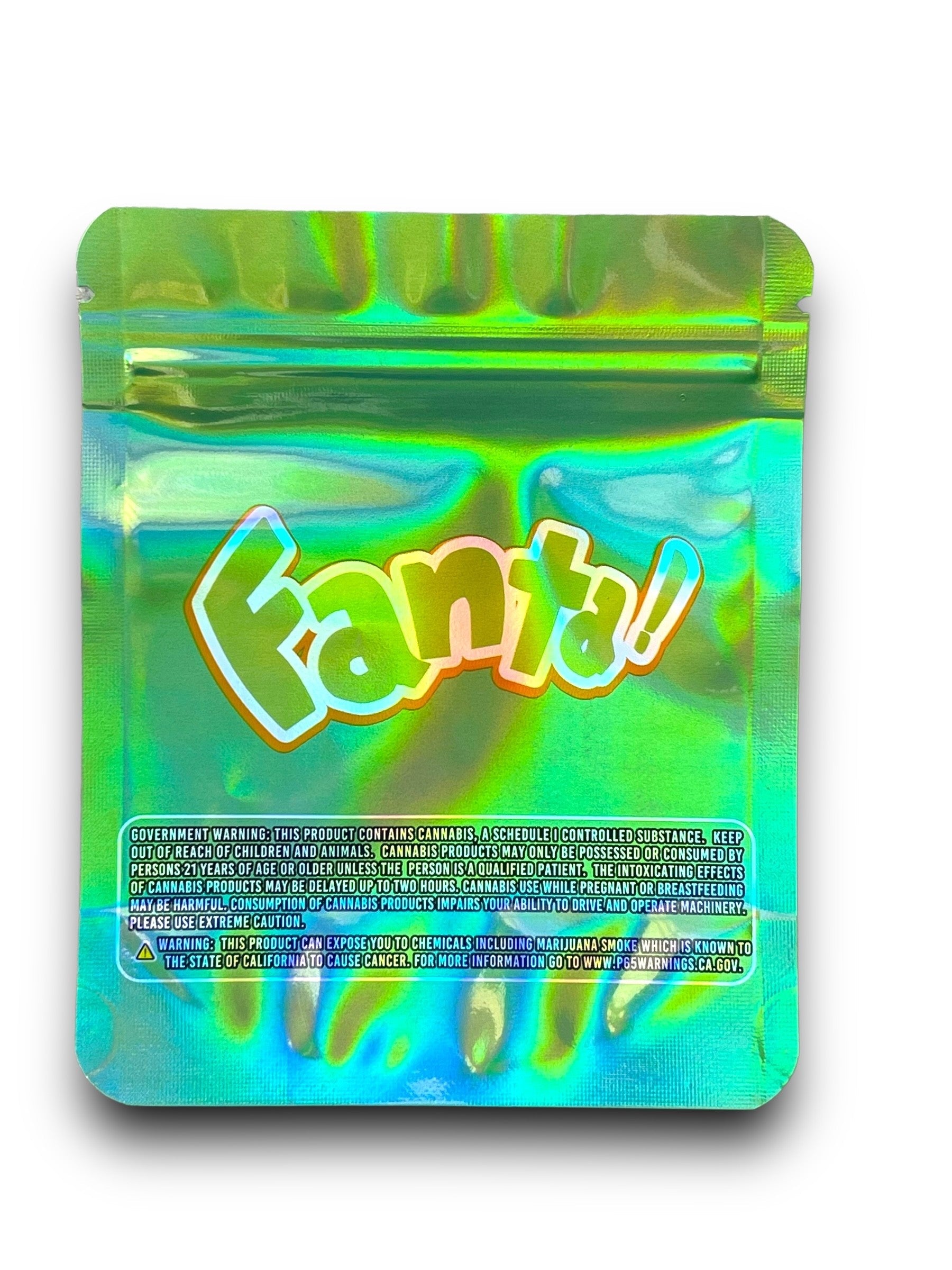 Fanta Gummies Mafia 3.5G Mylar Bags Holographic