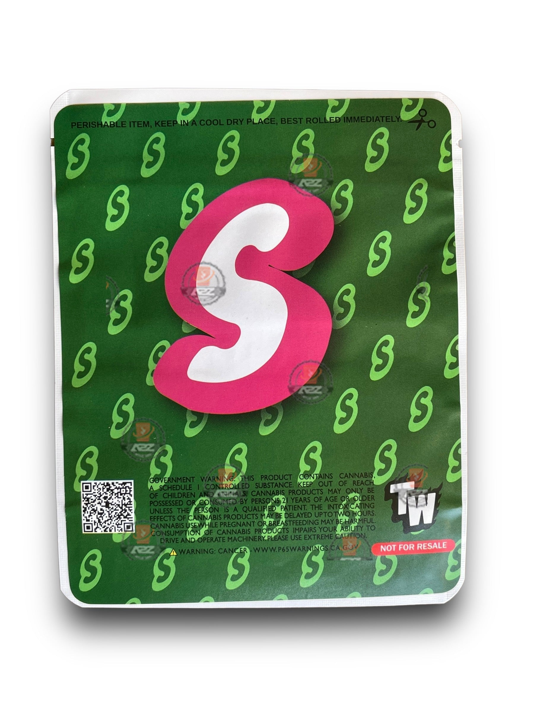 Sprinklez 7 UP Pound Cake 3.5G Mylar Bags -With stickers and label 7UP