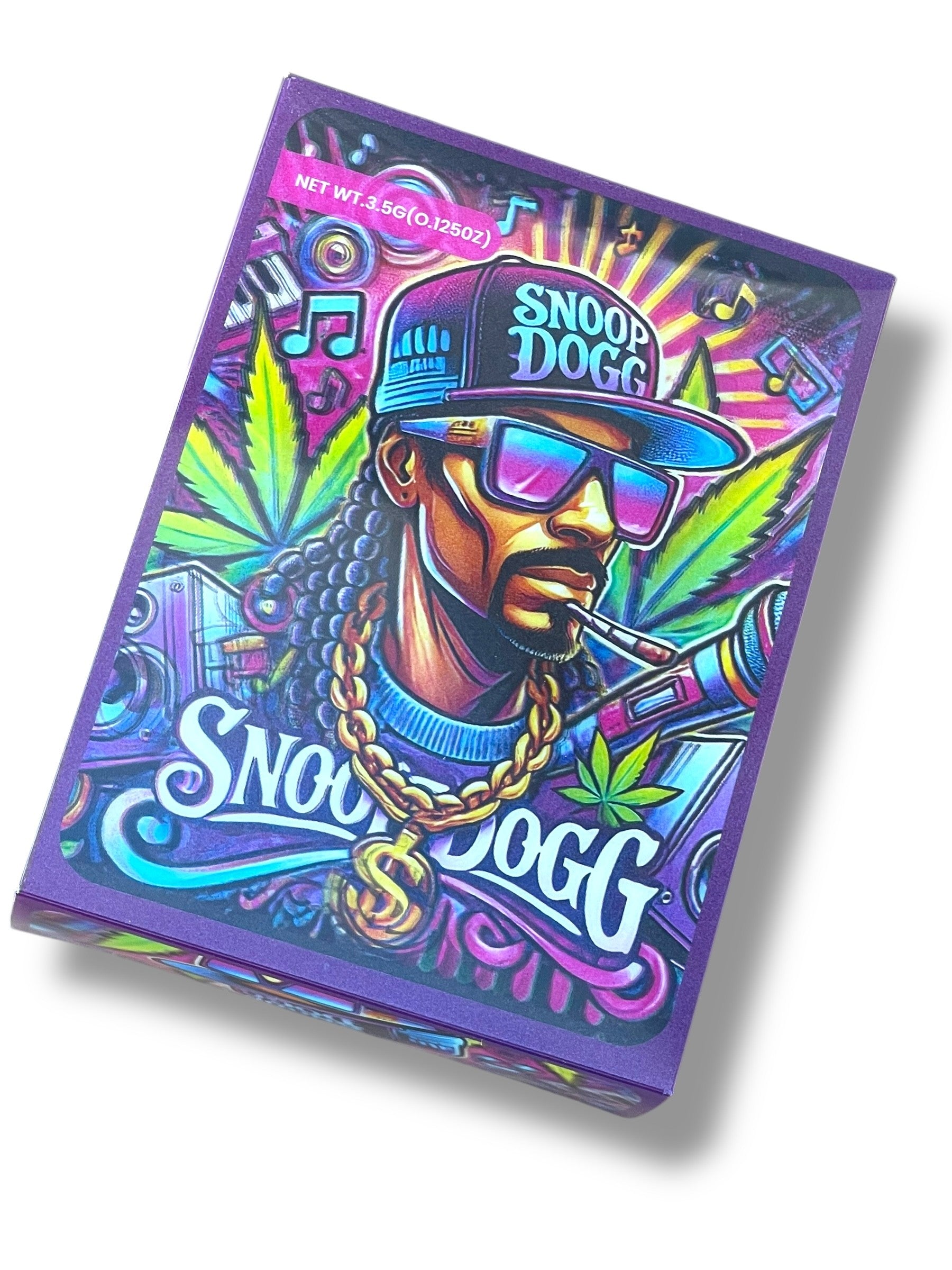 Snoop Dogg 3D Box and Bags 3.5g Box Packaging Holographic