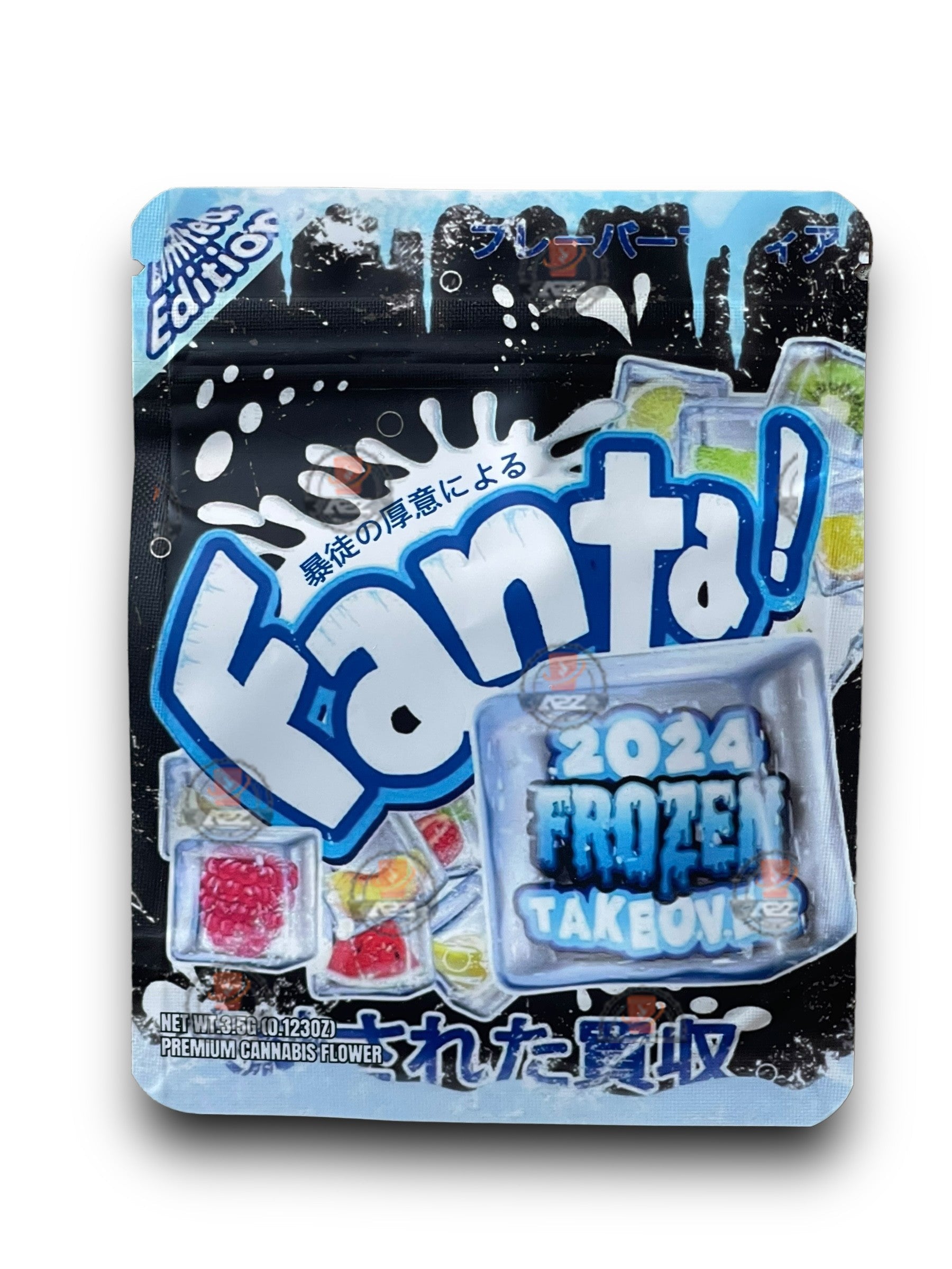 Fanta 2024 Frozen Takeover 3.5G Mylar Bags