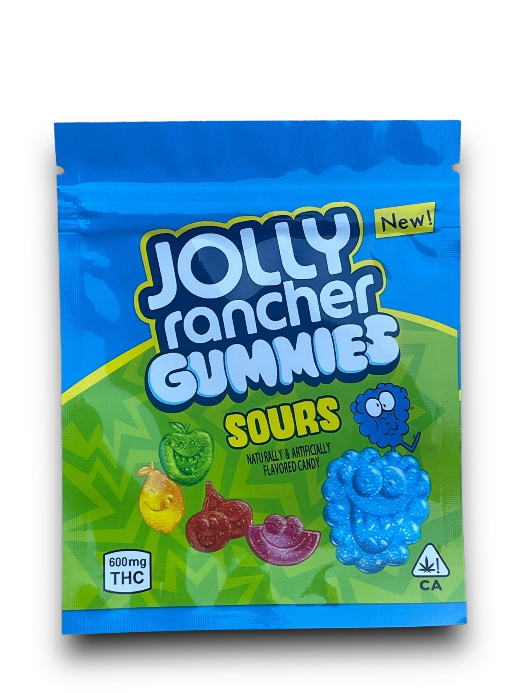 Jolly Ranchers Sours Gummies Packaging Mylar Bag 3.5g
