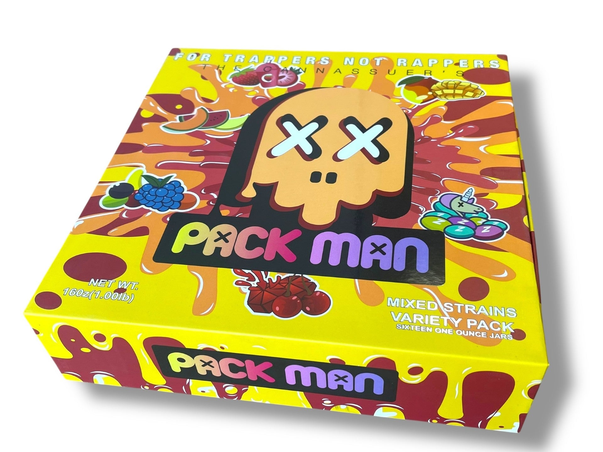 Pack Man Variety Pack 16-1oz Jars in a box Live Resin (wax)