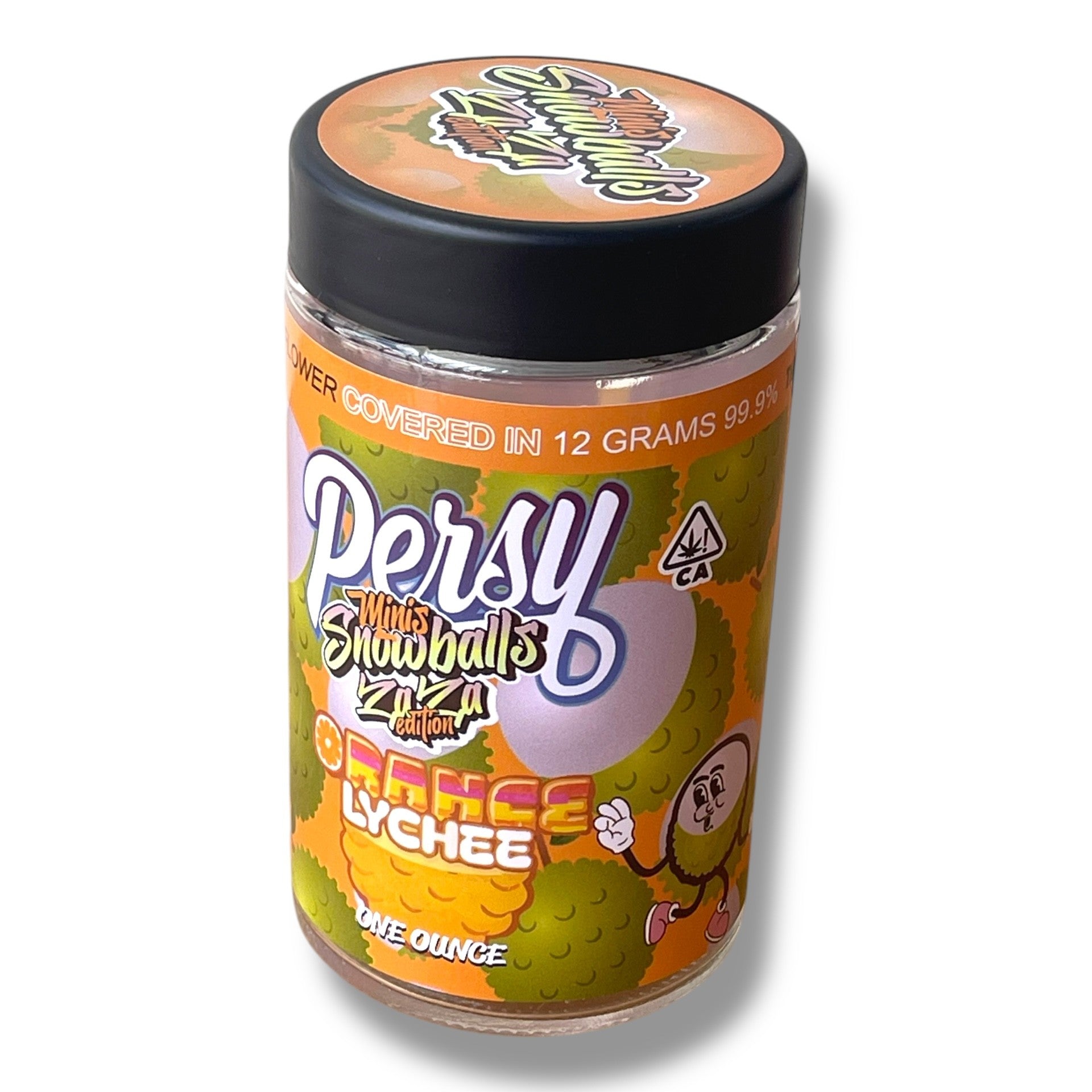 Persy Snowballs Zaza Edition 16-1oz Glass Jars - Varity Pack 16 Flavors in box 1 pound empty jars