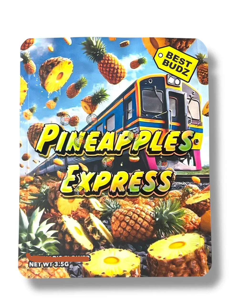 Pineapple Express Best Budz Mylar Bag 3.5g - Black Unicorn Hub