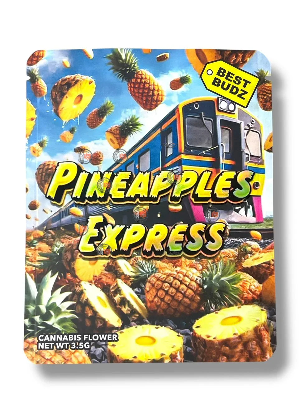 Pineapple Express Best Budz Mylar Bag 3.5g - Black Unicorn Hub