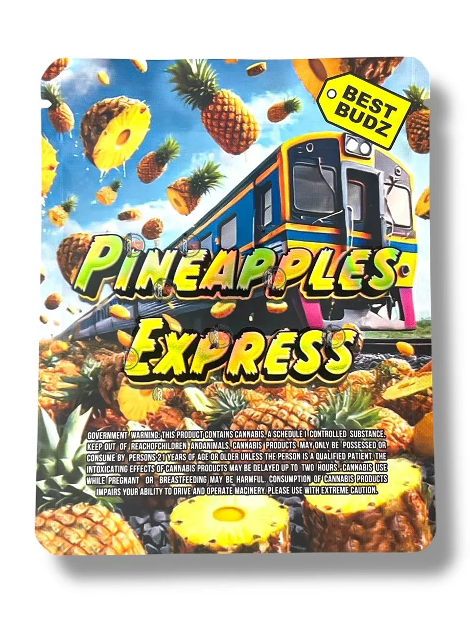 Pineapple Express Best Budz Mylar Bag 3.5g - Black Unicorn Hub