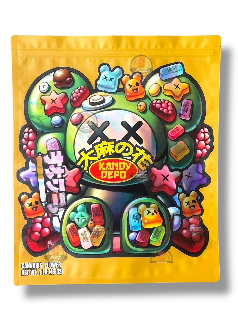Kandy Depo Gummies Mylar Bag (Large) 1 LBS - 16OZ (454g)