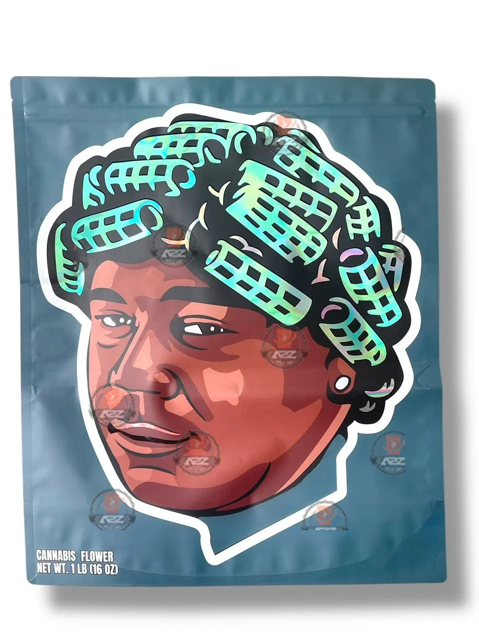 Gumbo Big Worm Mylar Bag (Large) 1 LBS - 16OZ (454g) - Black Unicorn Hub