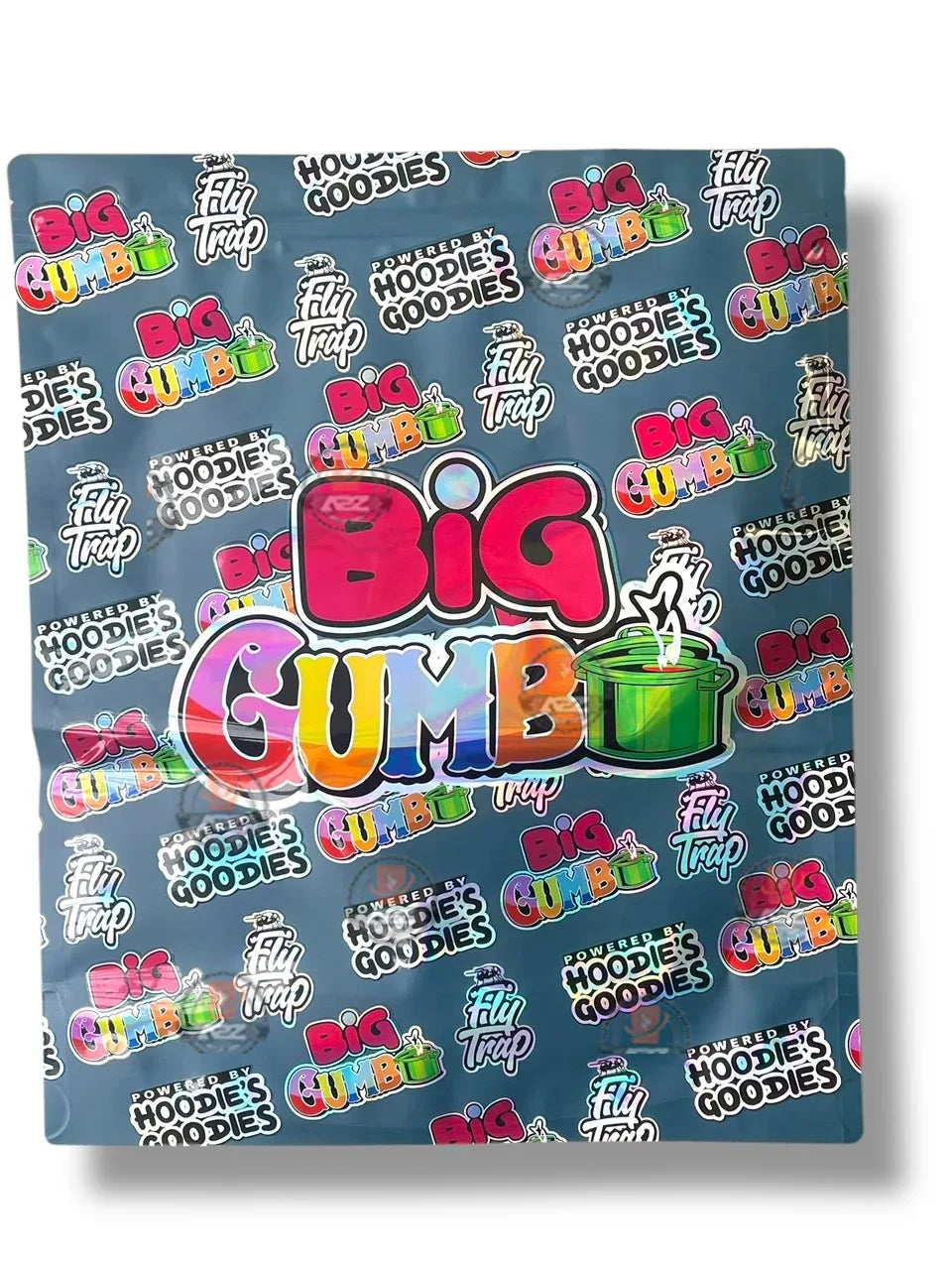 Gumbo Big Worm Mylar Bag (Large) 1 LBS - 16OZ (454g) - Black Unicorn Hub
