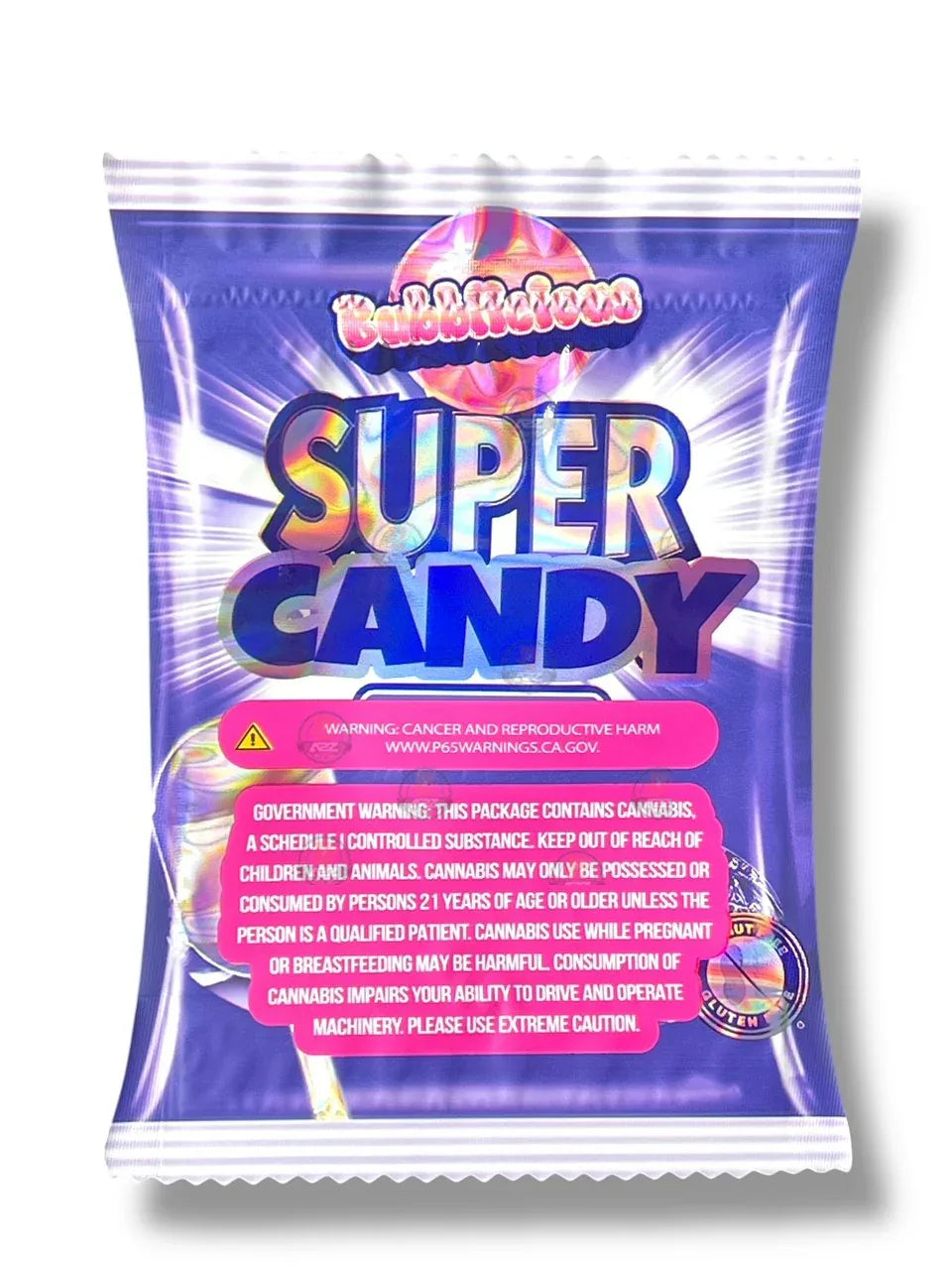 Super Candy 3.5g Mylar Bag- Packaging Only - Black Unicorn Hub