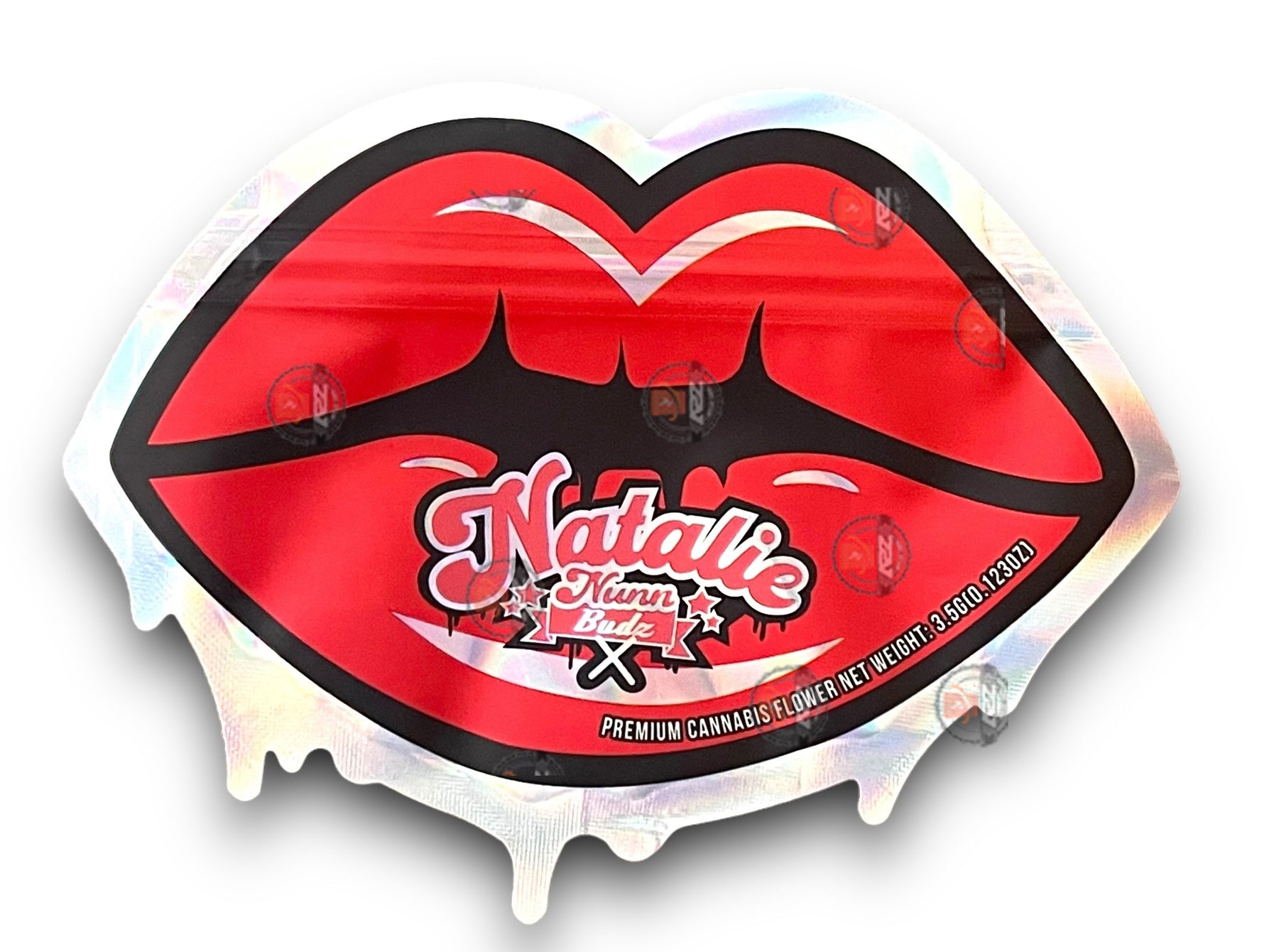 Natalie Nunn Budz 3.5G Mylar Bags Lemon Cherry Baddie