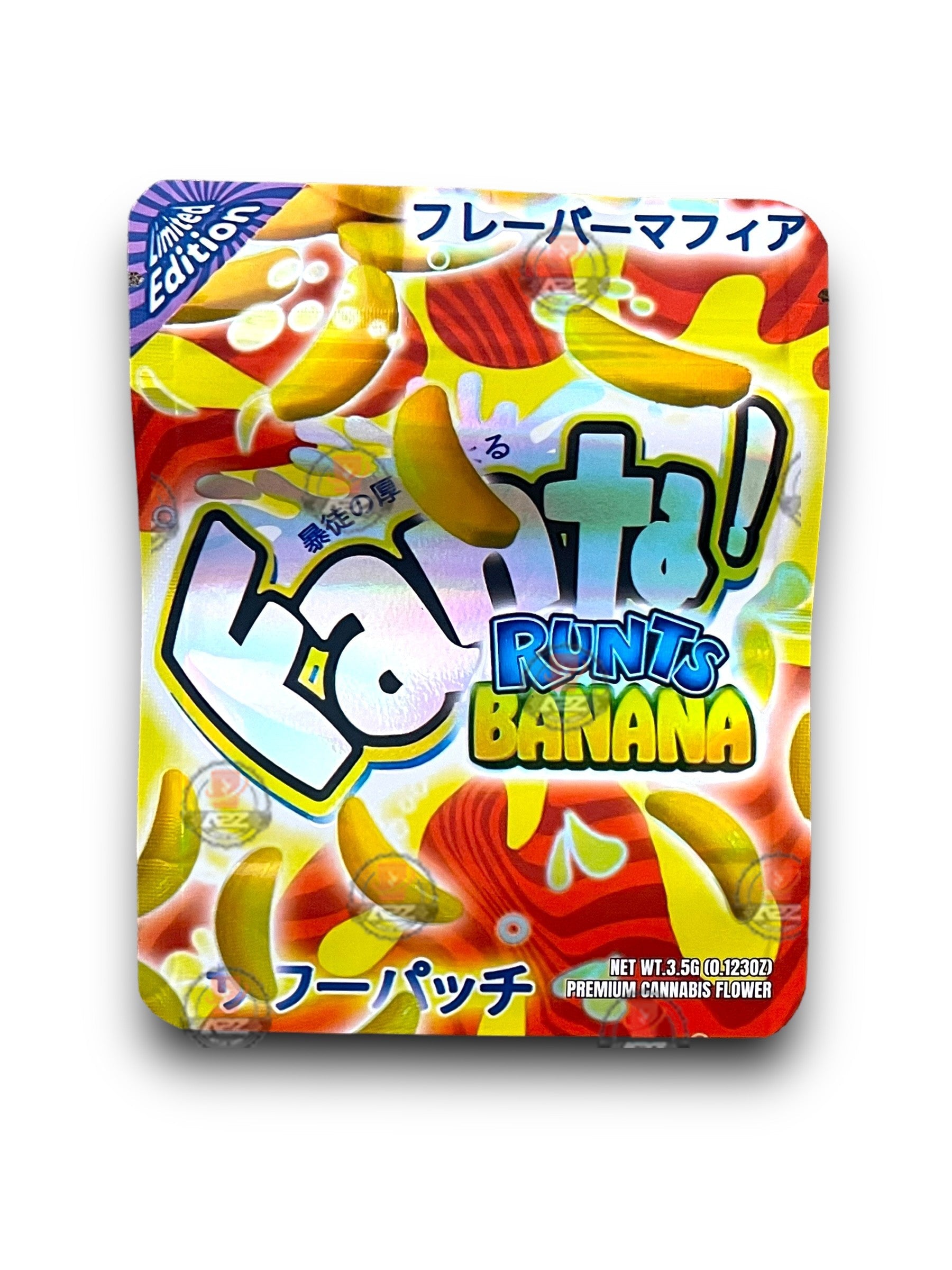 Fanta Runtz Banana 3.5G Mylar Bags Holographic