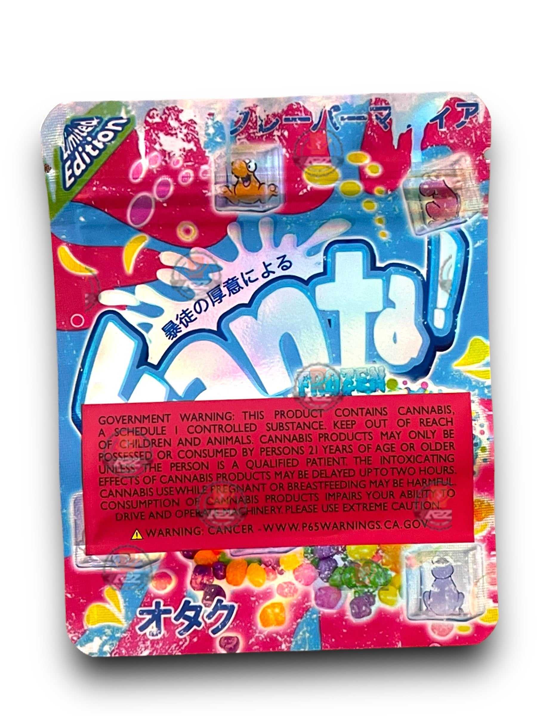 Fanta Frozen Rainbow Nerds 3.5G Mylar Bags Holographic