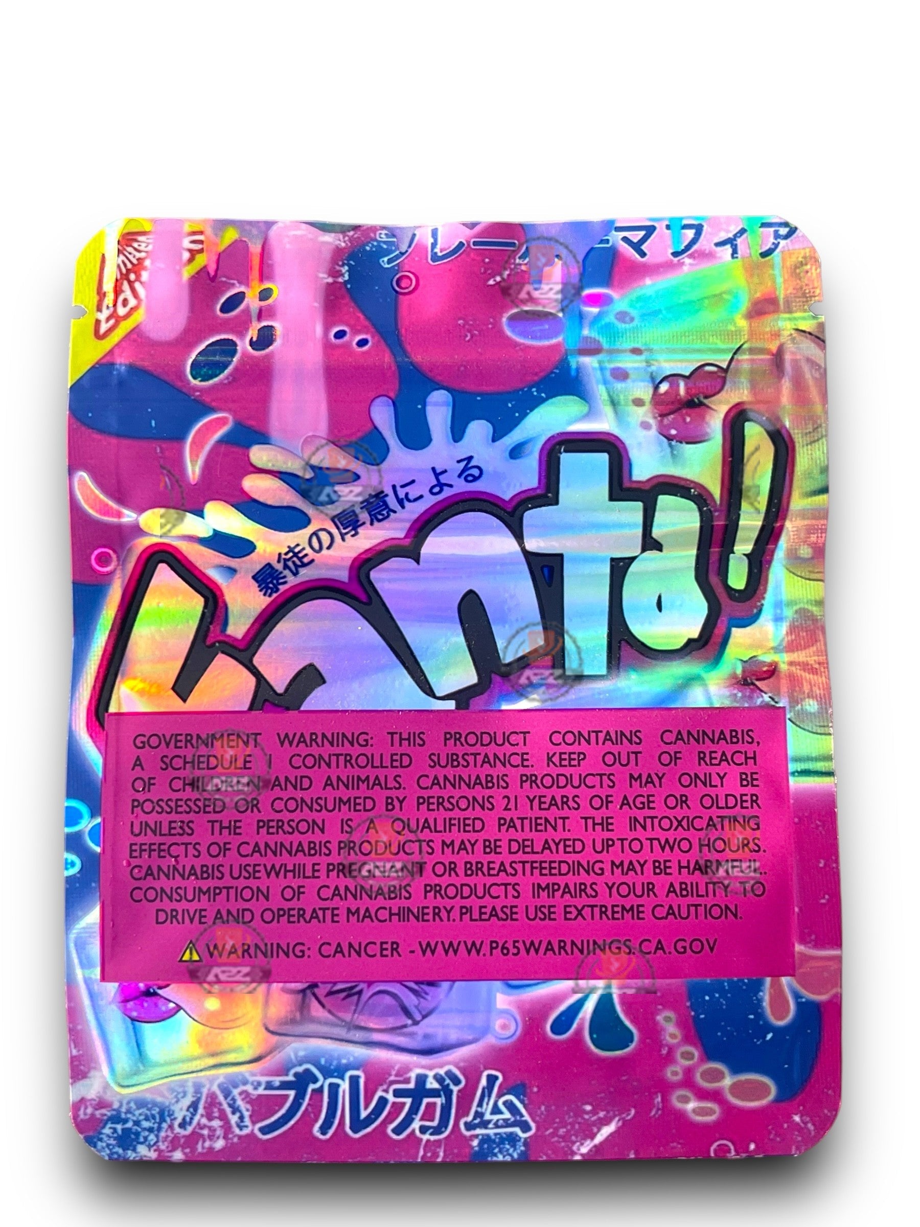 Fanta Frozen Bubble Yum 3.5G Mylar Bags Holographic