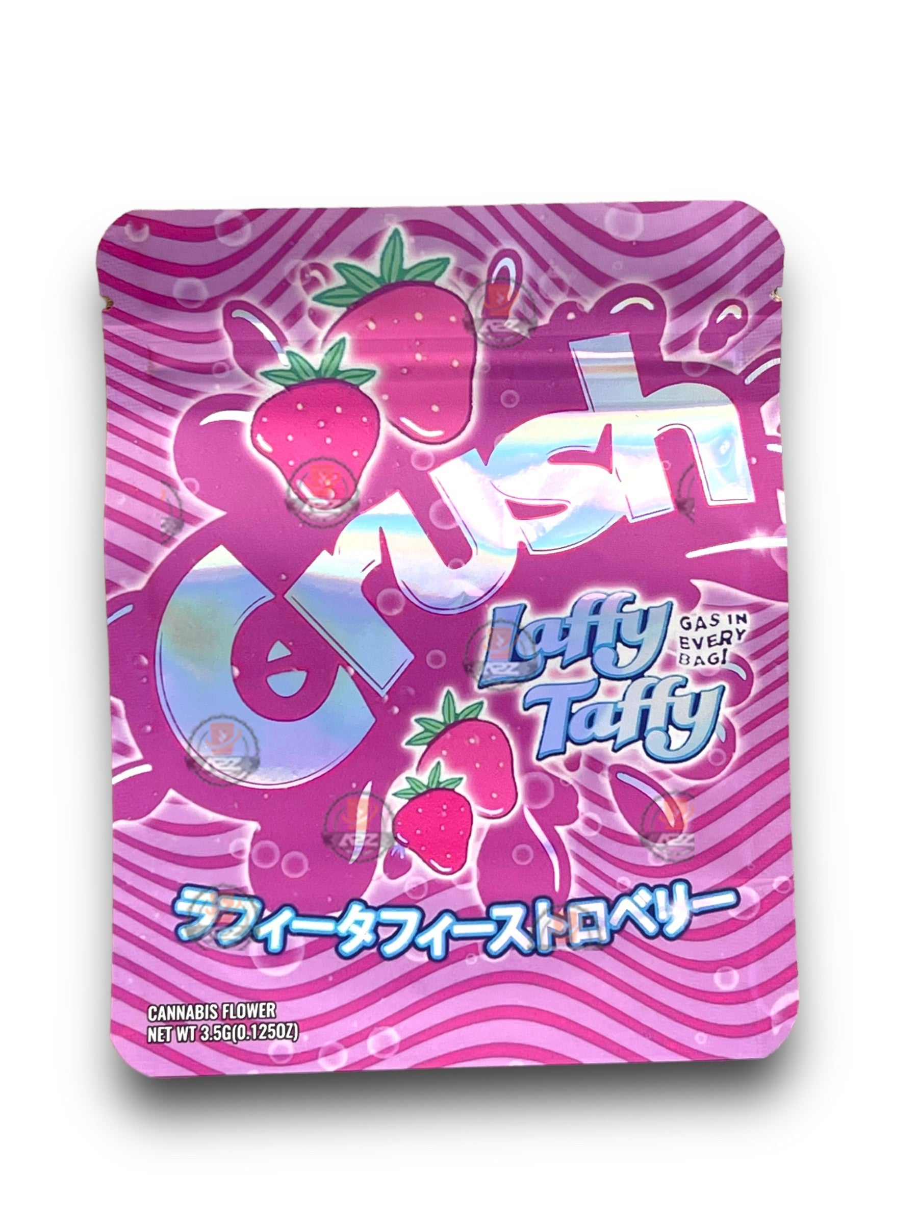 Crush Laffy Taffy 3.5G Mylar Bags Holographic Mylar Packaging