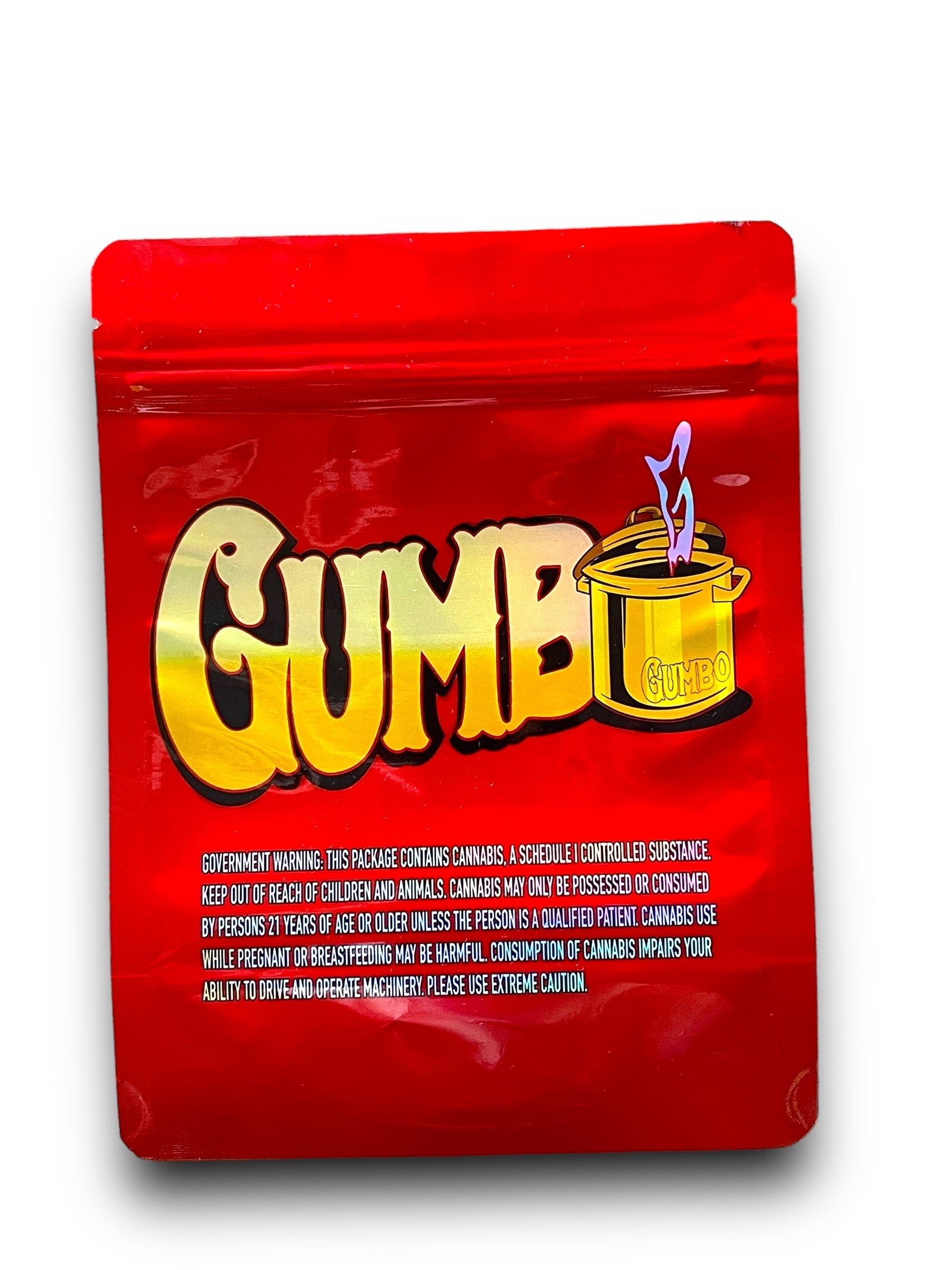 Jokes Up Gumbo Simpson 1 OZ  28G Mylar empty Mylar bag 1 ounce (50 Count)