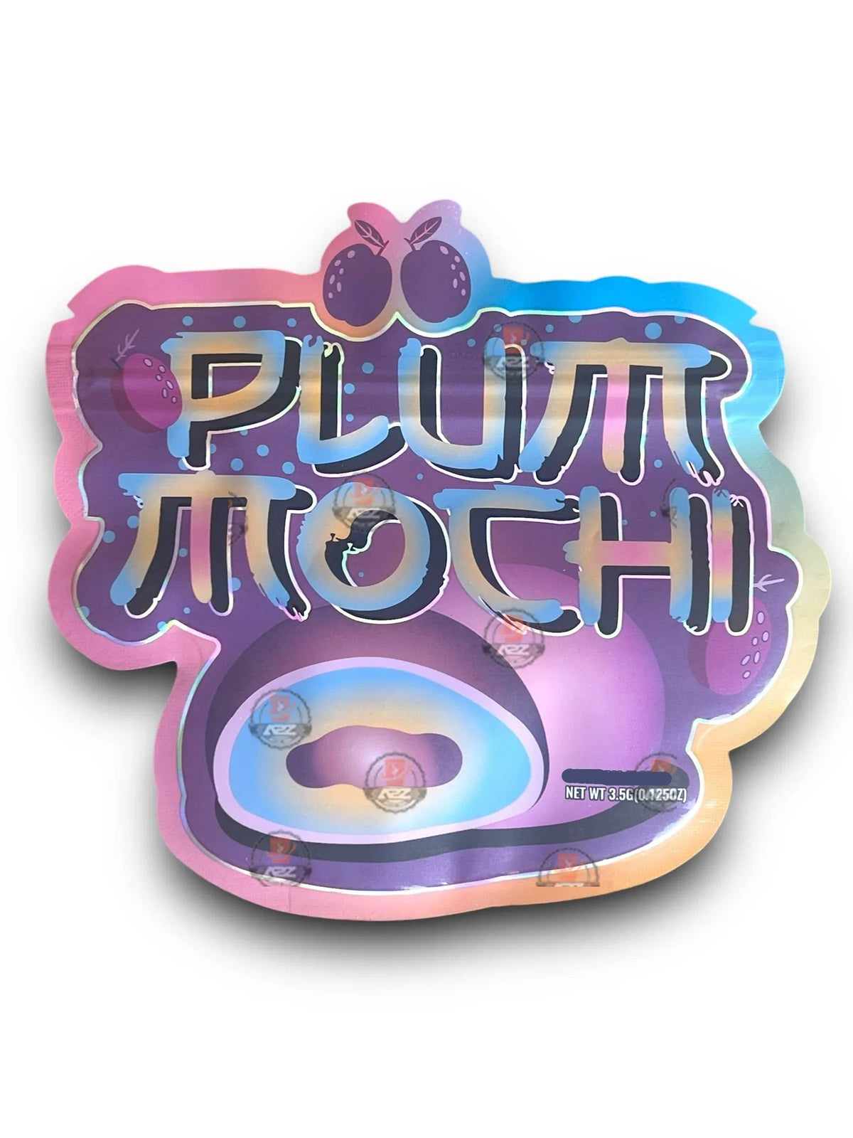 Teds Budz Plum Mochi Mylar Bags 3.5g Holographic - Black Unicorn Hub