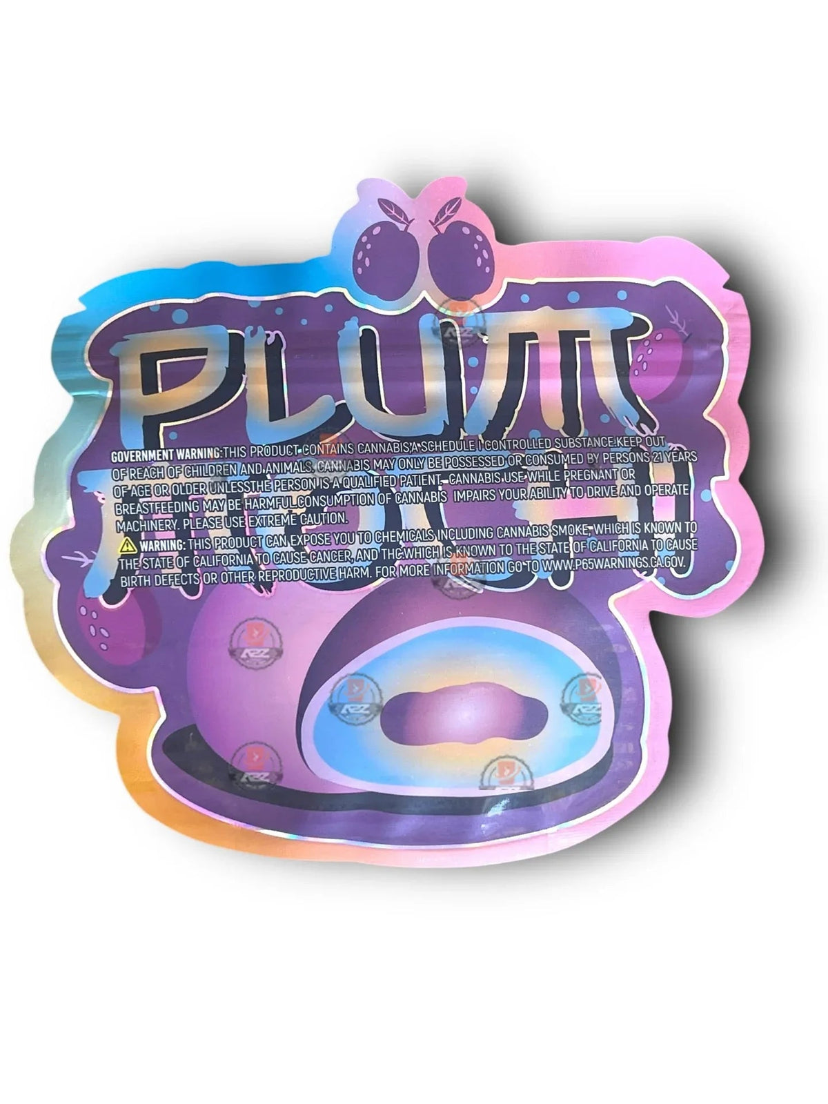 Teds Budz Plum Mochi Mylar Bags 3.5g Holographic - Black Unicorn Hub