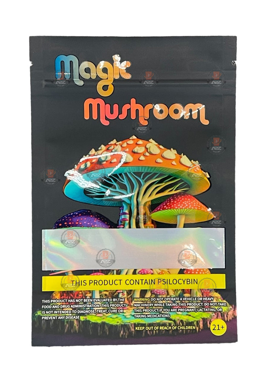 Magic Mushroom Mylar bags Empty Packaging #3