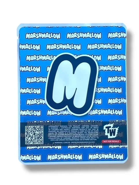 Sprinklez Frosted Bubblegum Marshmallow 3.5G Mylar Bags -With stickers and label - Black Unicorn Hub
