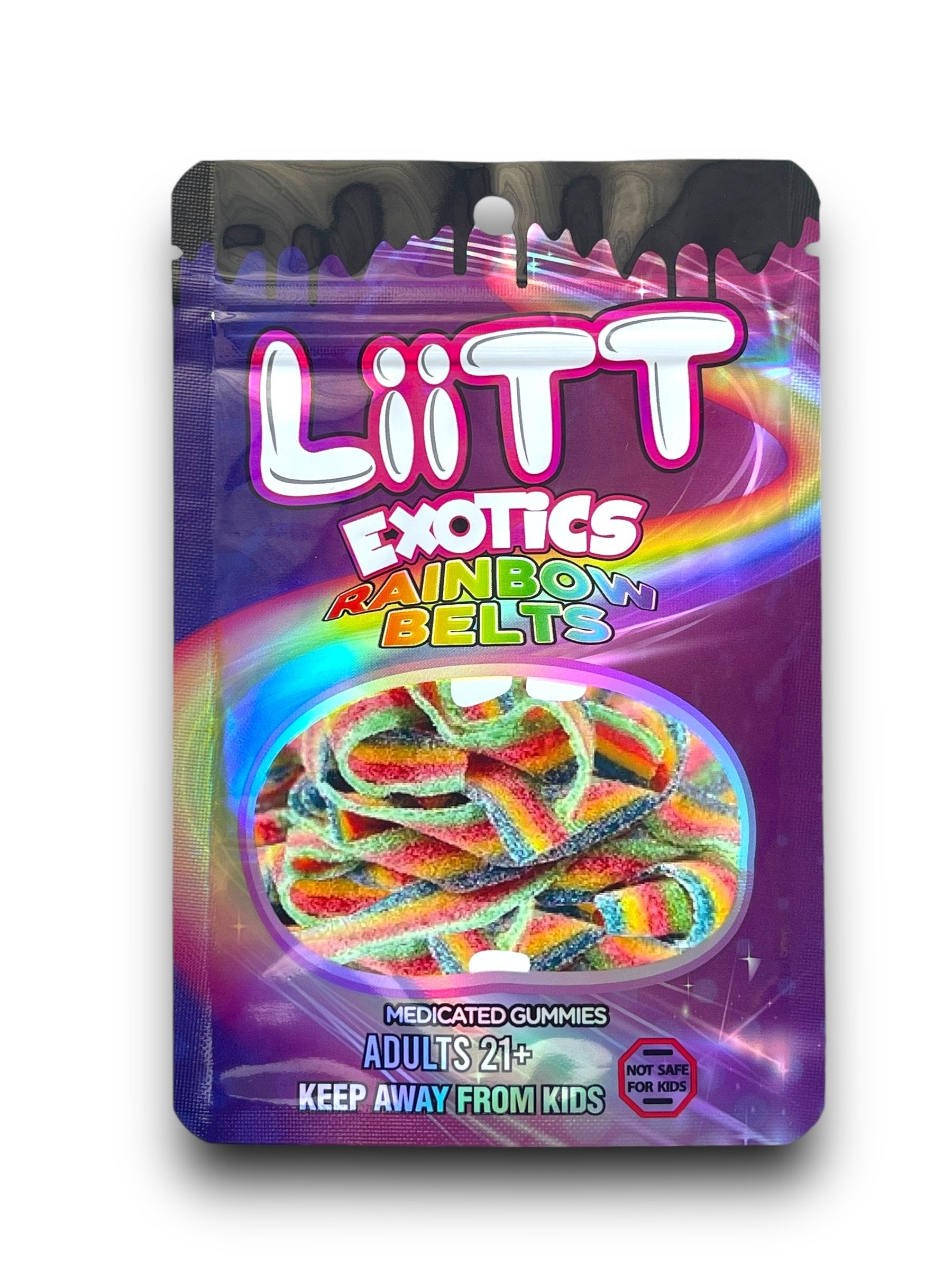 Rainbow Belts Liitt Exotics 3.5g Mylar Bag 1000MG