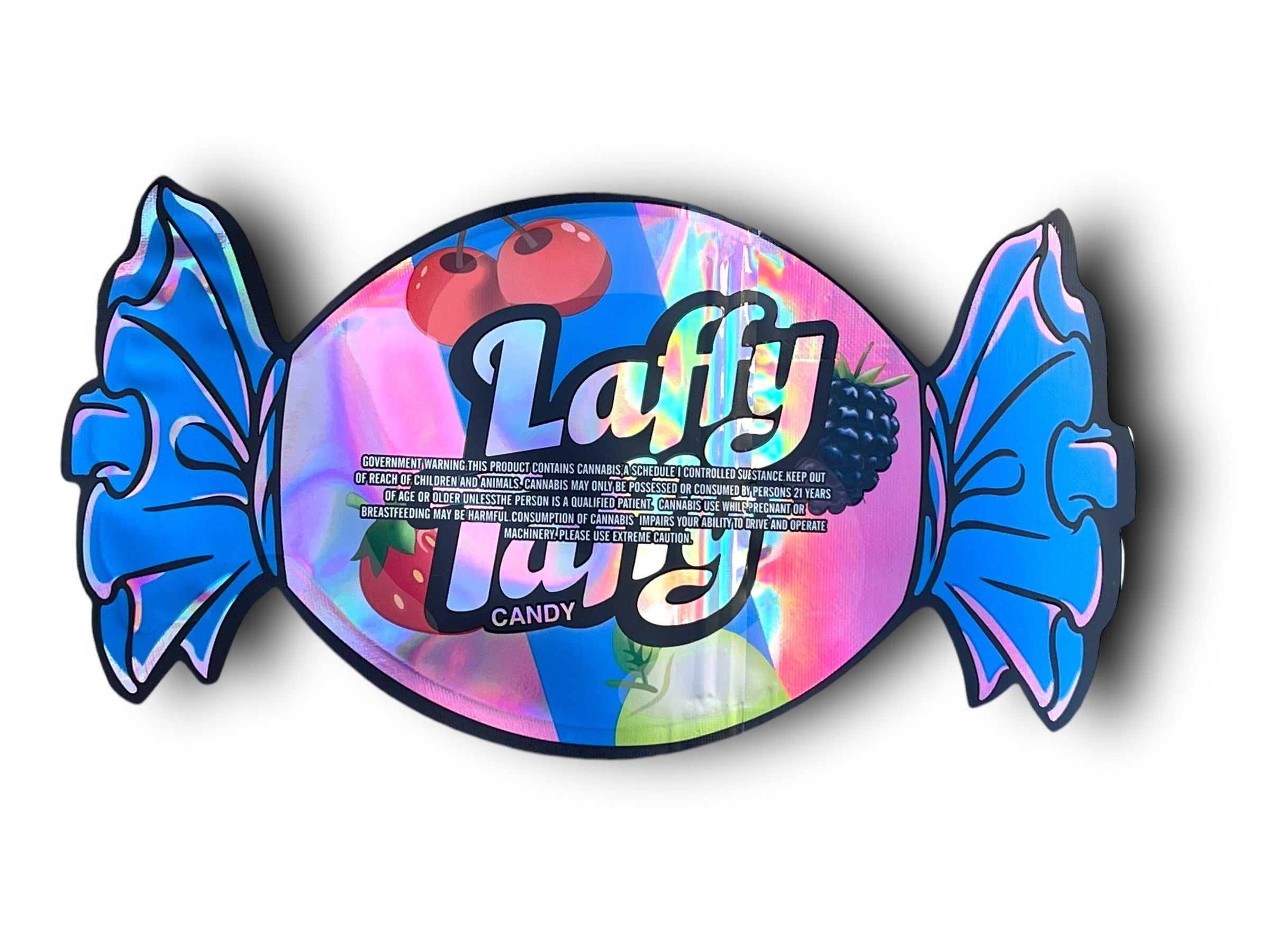 Laffy Taffy Candy Mylar Bags 3.5g Holographic