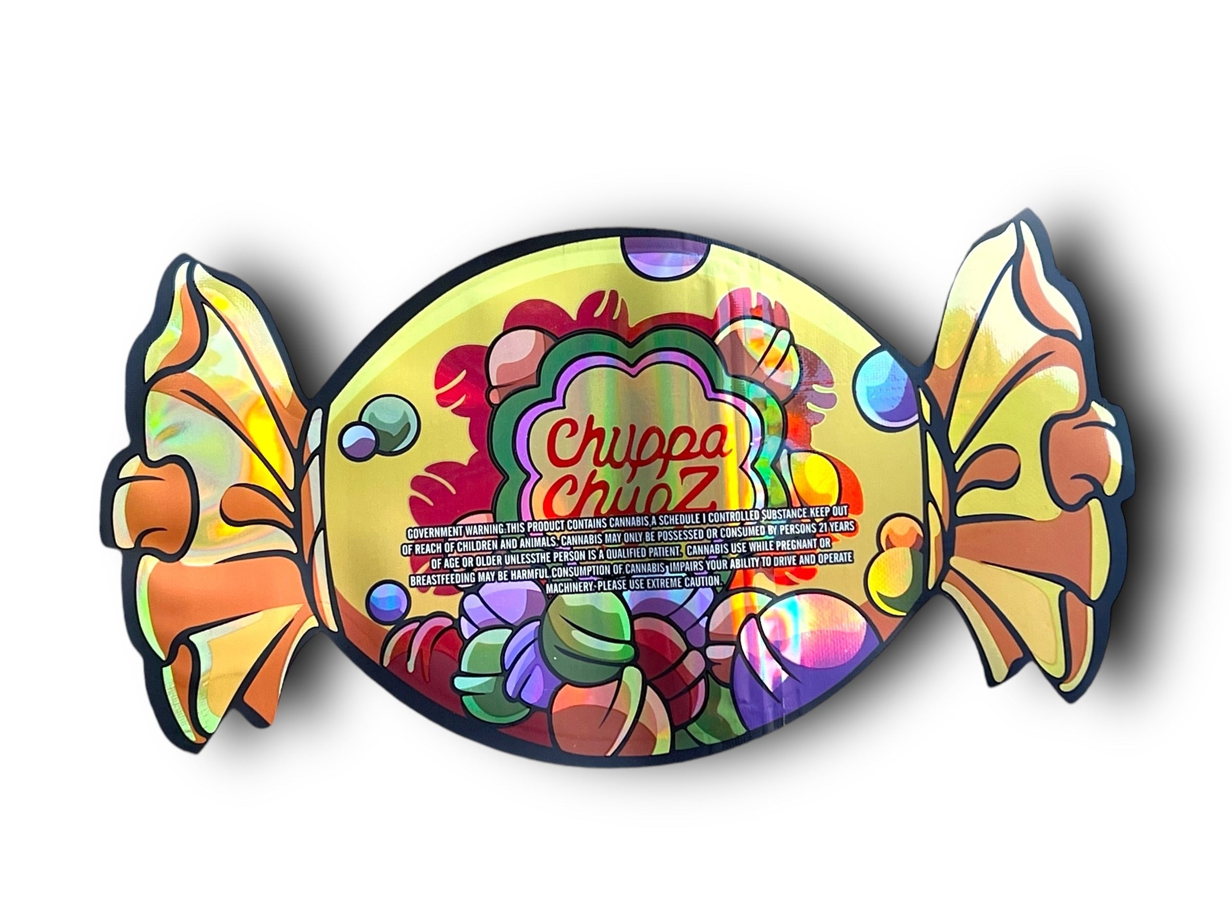 Chuppa Chupz Mylar Bags 3.5g Holographic