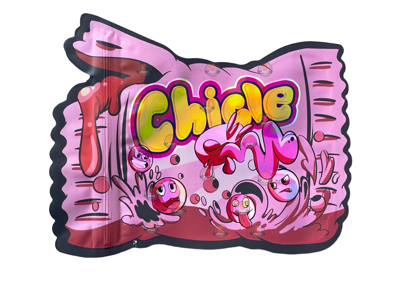 Fumi Chicle 3.5g Mylar Bag Cut Out-Holographic