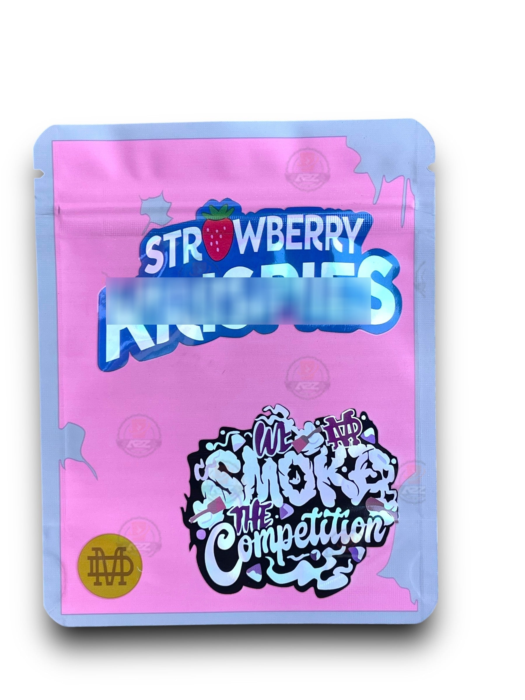 Strawberry Mylar Bags 3.5g Holographic