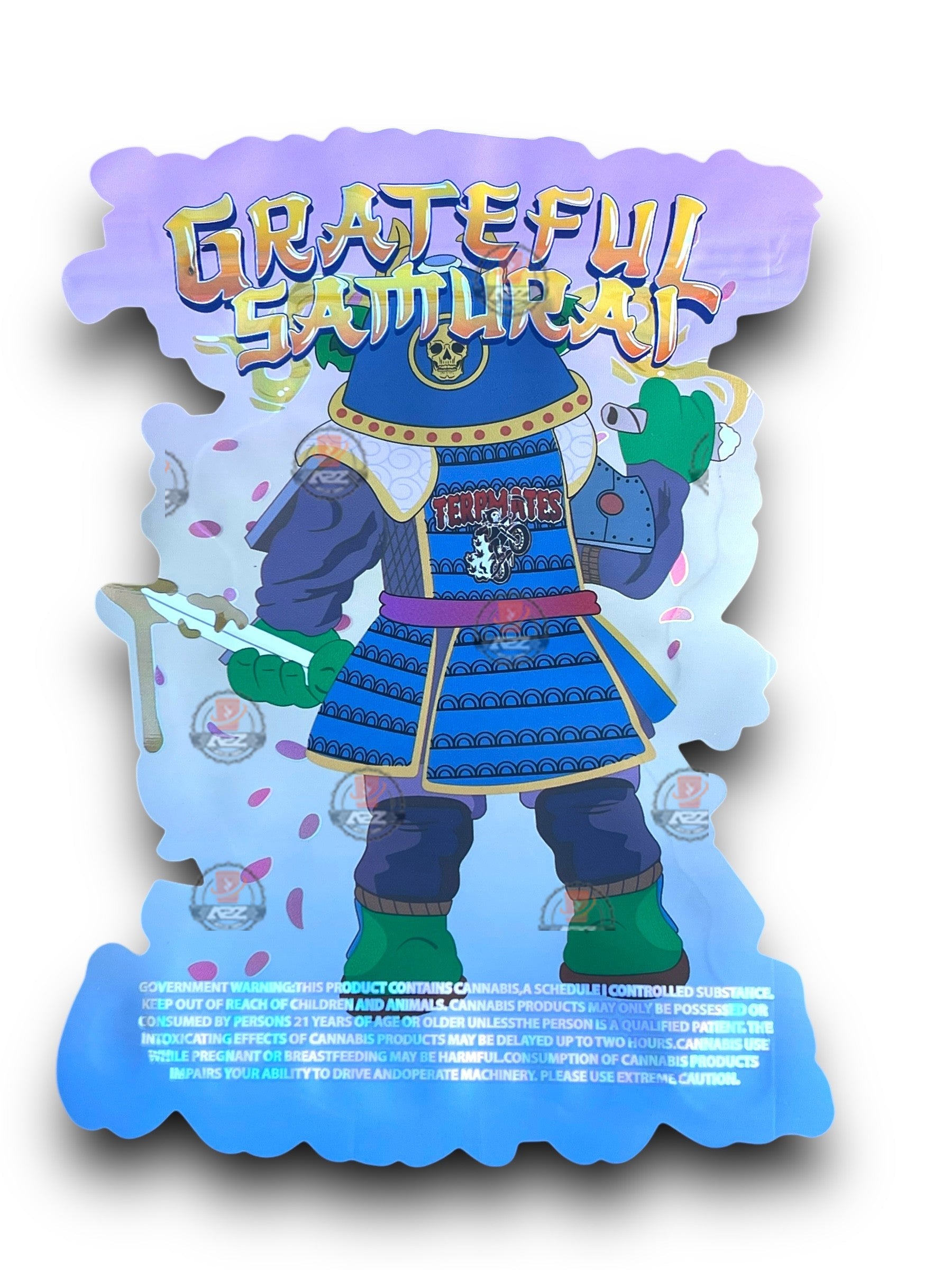 Grateful Samurai Fumi Mylar Bags 3.5g Holographic