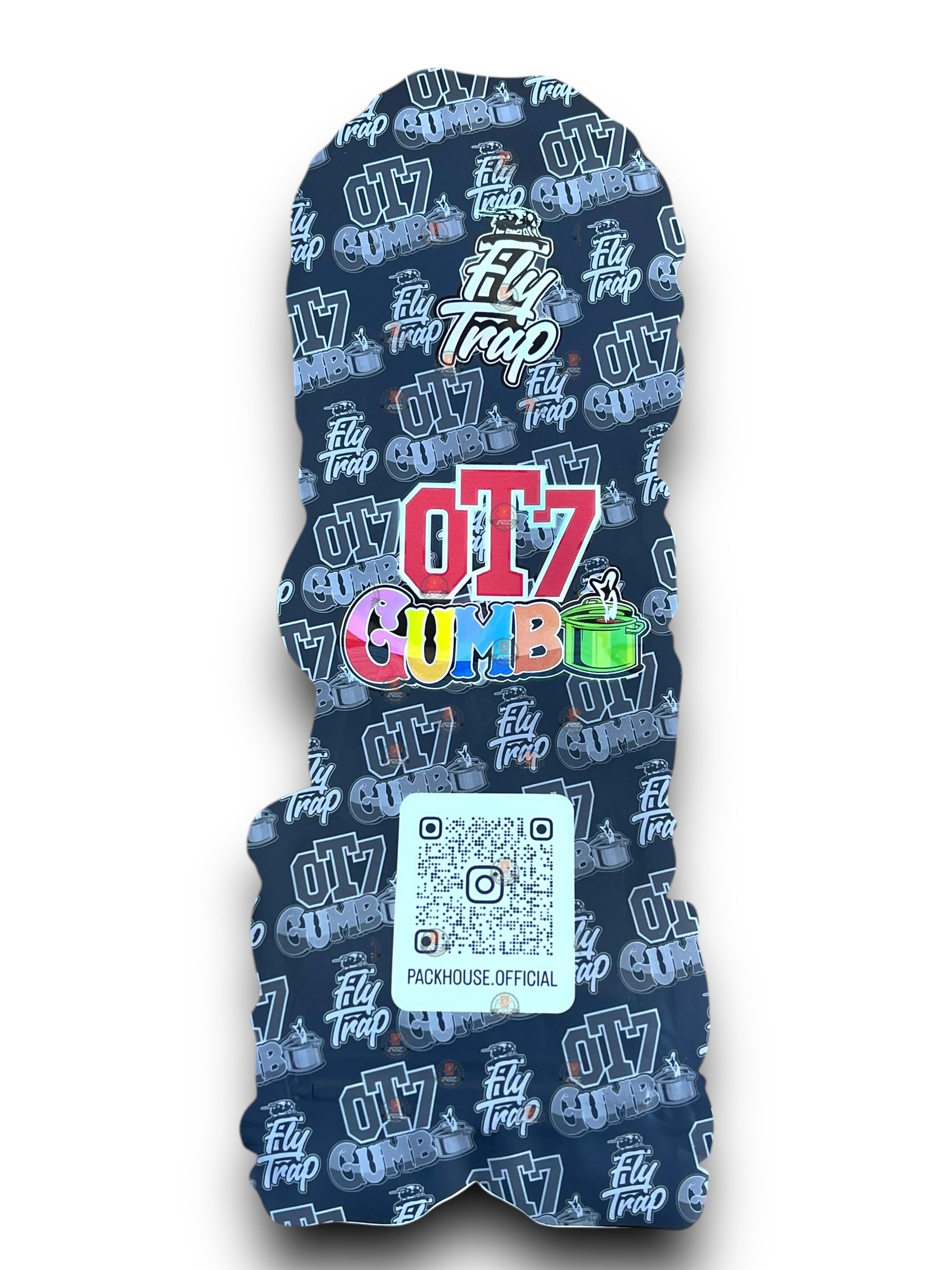 0T7 Quanny Gumbo Mylar Bags 3.5g Holographic