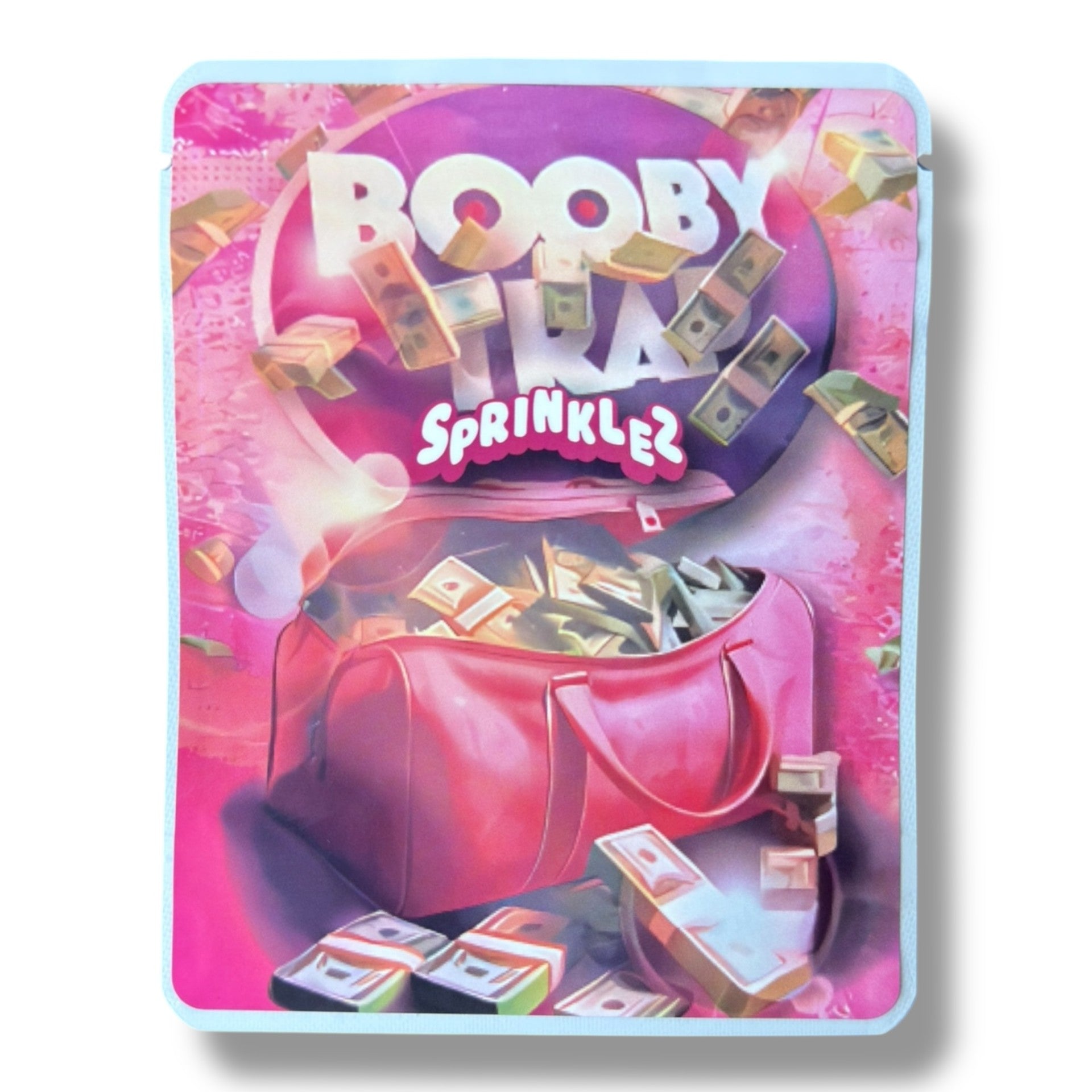Sprinklez Booby Trap 3.5G Mylar Bags -With stickers and label