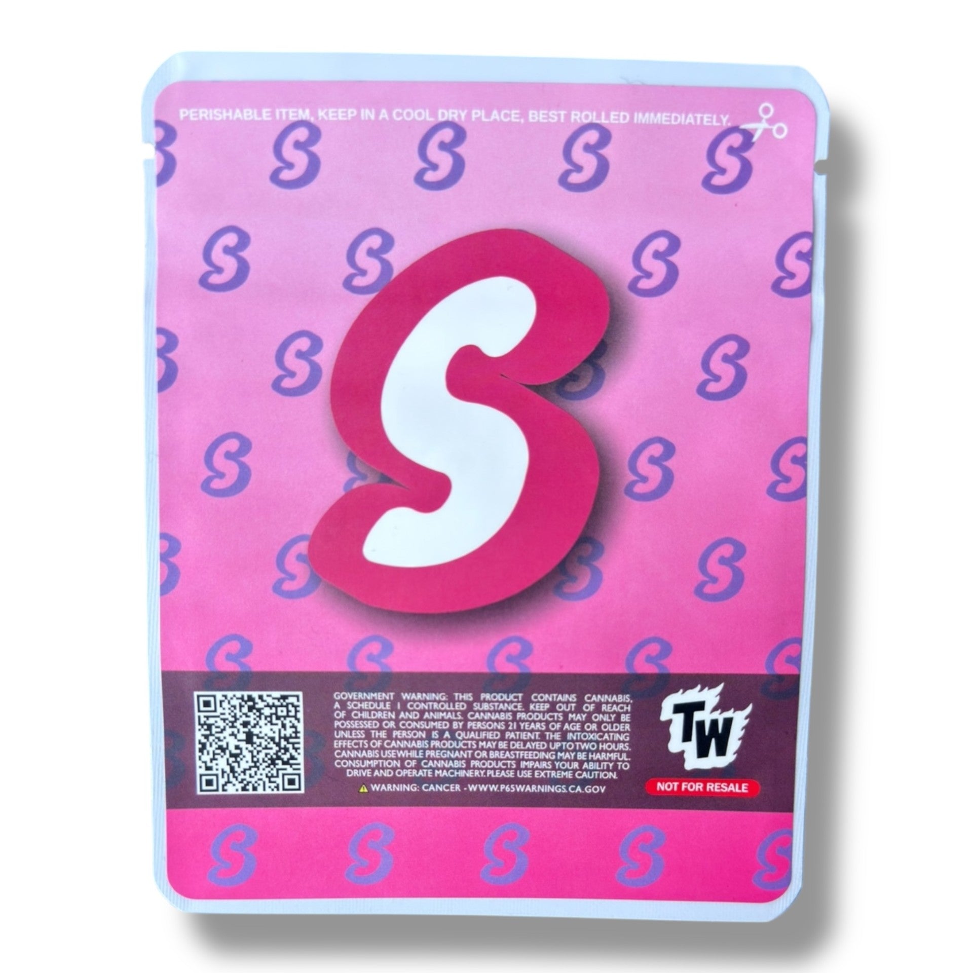 Sprinklez Booby Trap 3.5G Mylar Bags -With stickers and label