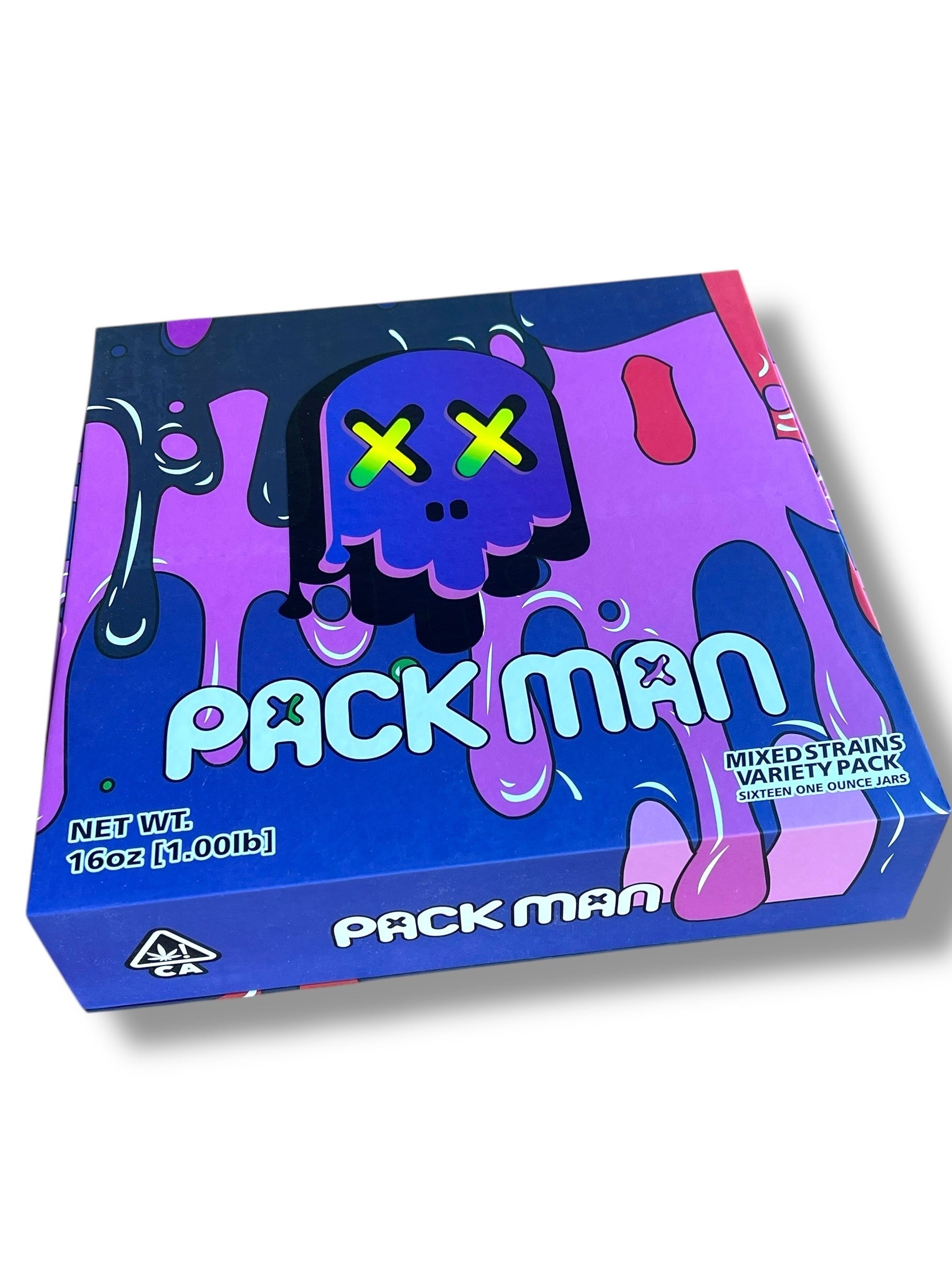 Pack Man Variety Pack 16-1oz Jars in a box Live Resin