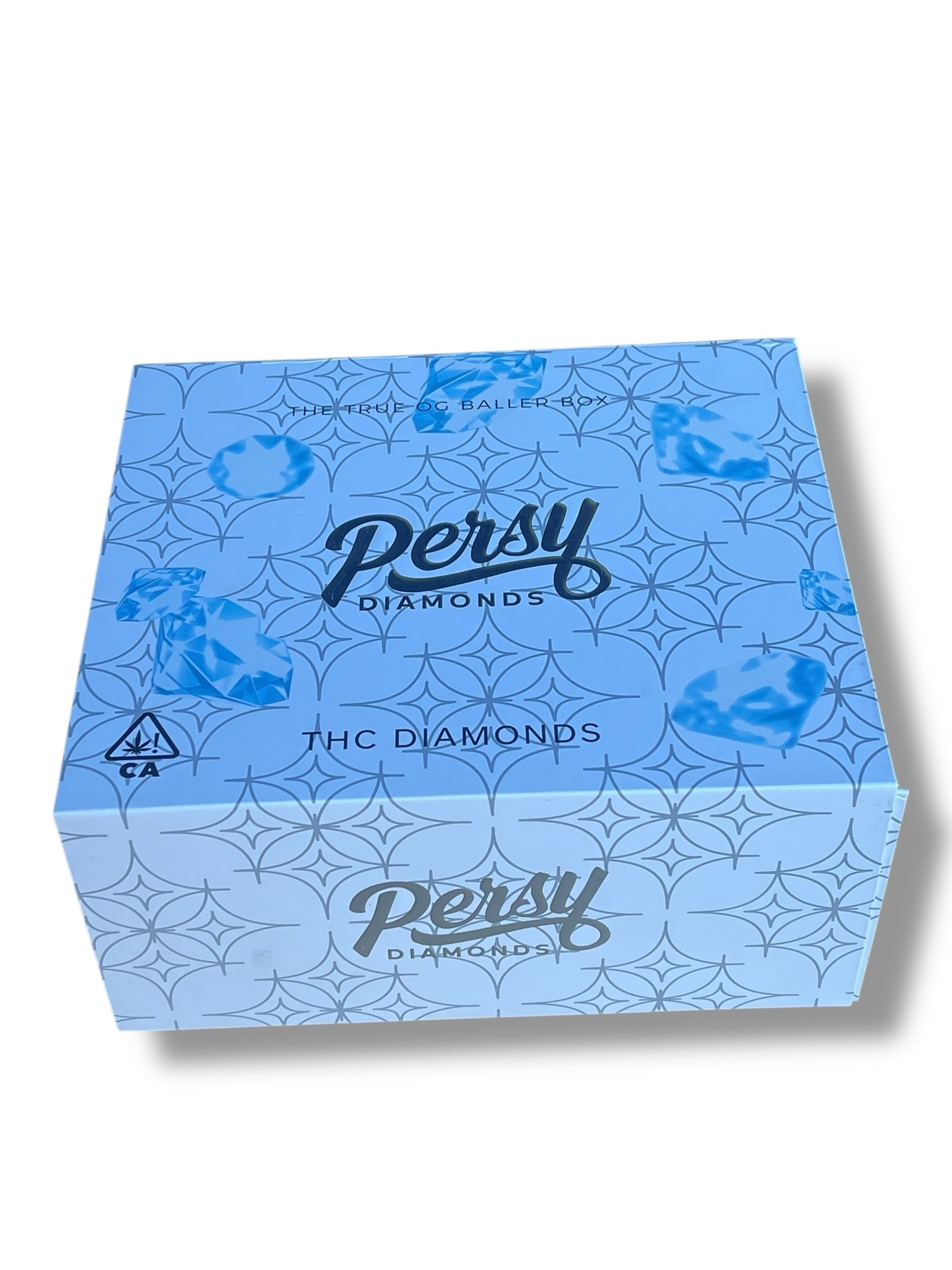 Persy Diamonds 64-3.5g Glass Jars - Varity Pack 8 Flavors in box- empty jars