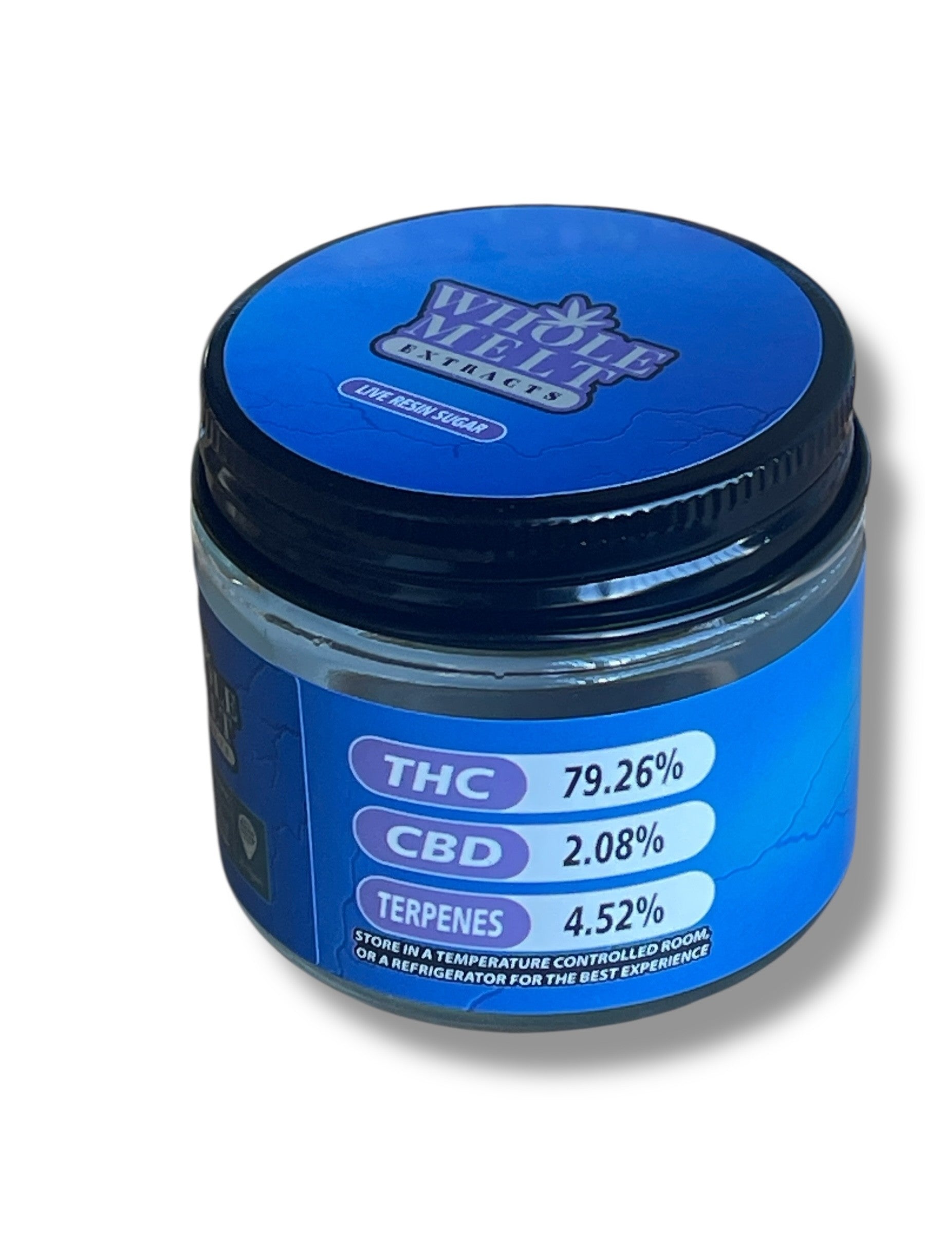 Whole Melt Winter Edition 1oz Glass Jars - Varity Pack 16 Strains in box Empty Jars