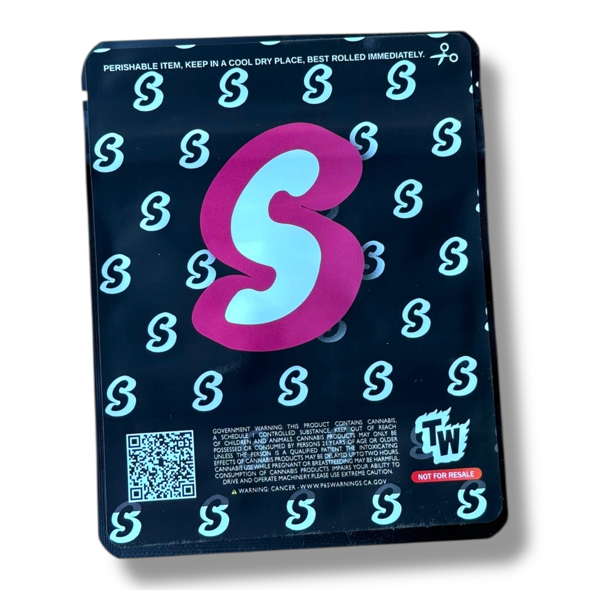 Sprinklez Starlets 3.5G Mylar Bags -With stickers and label