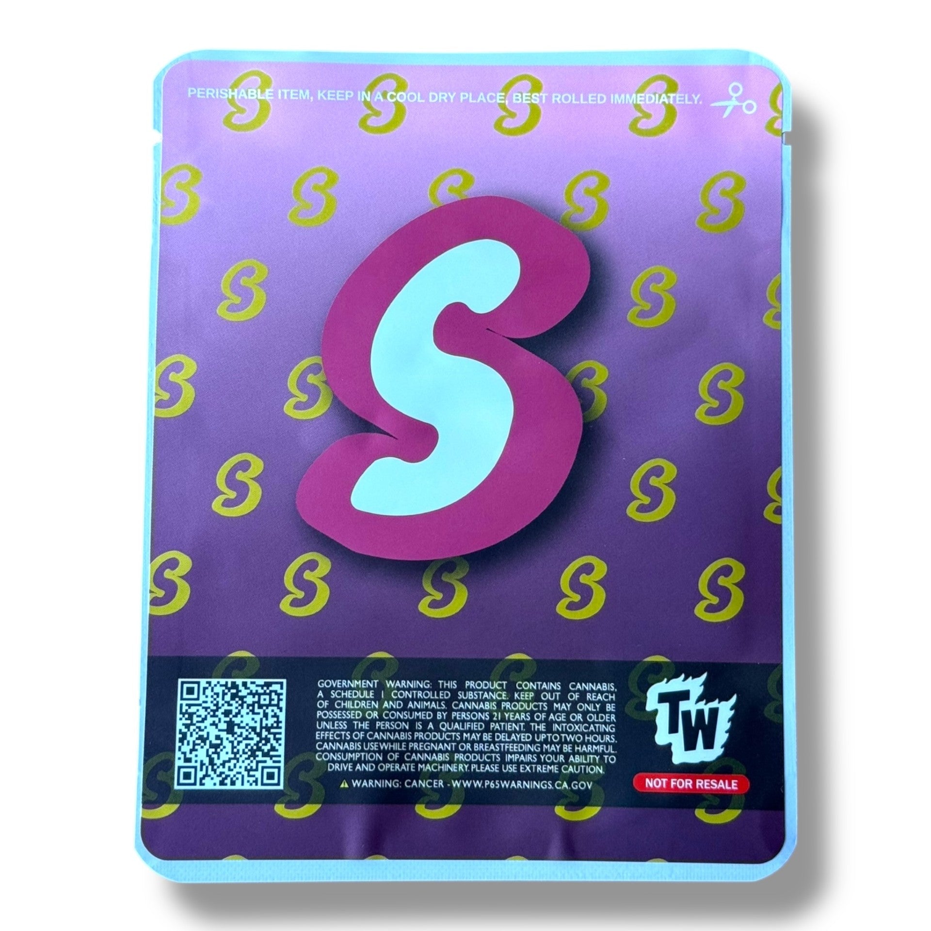 Sprinklez Fresh Berries Milli Cake 3.5G Mylar Bags -With stickers and label