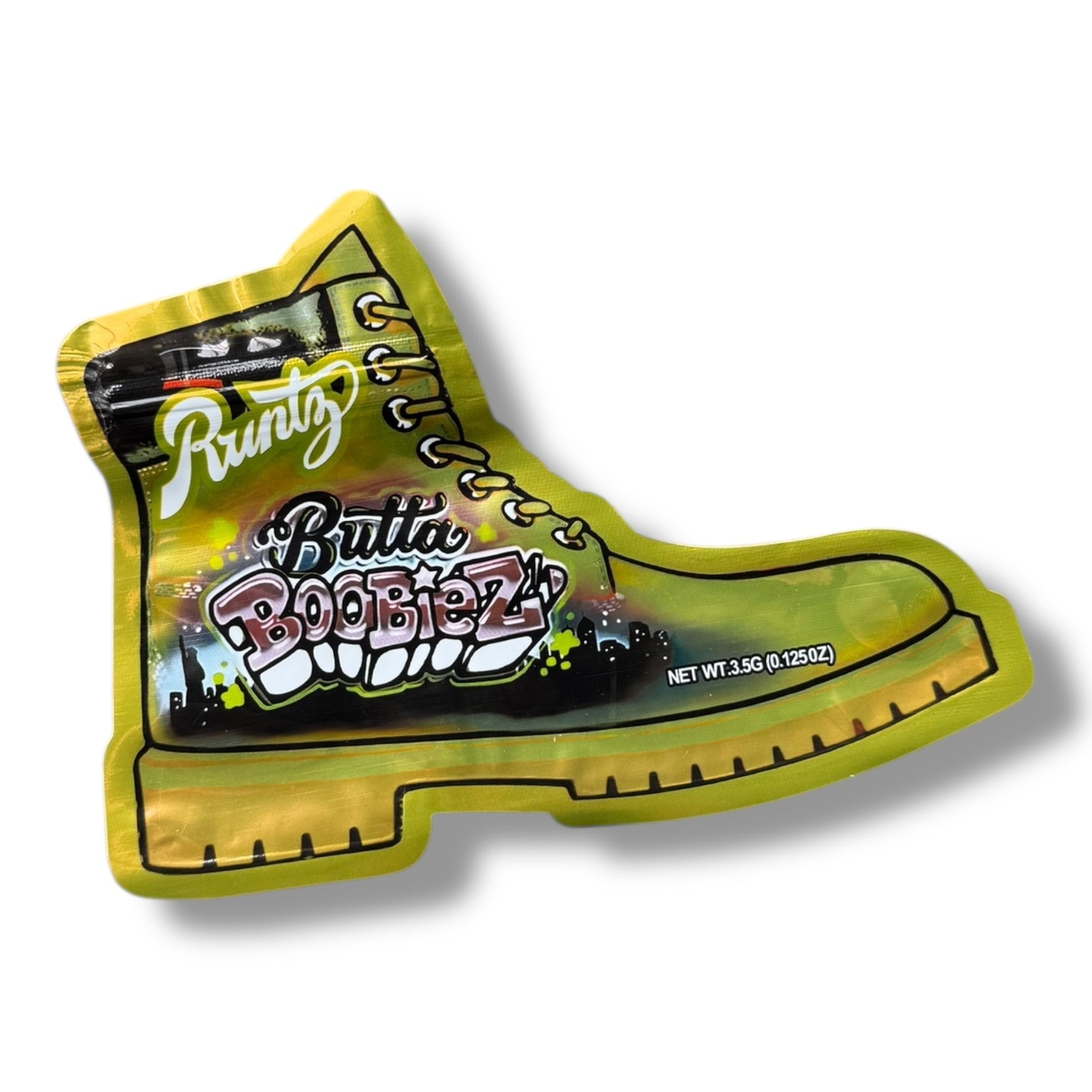Butta Boobiez 3.5g Mylar Bags & Boxes with Window